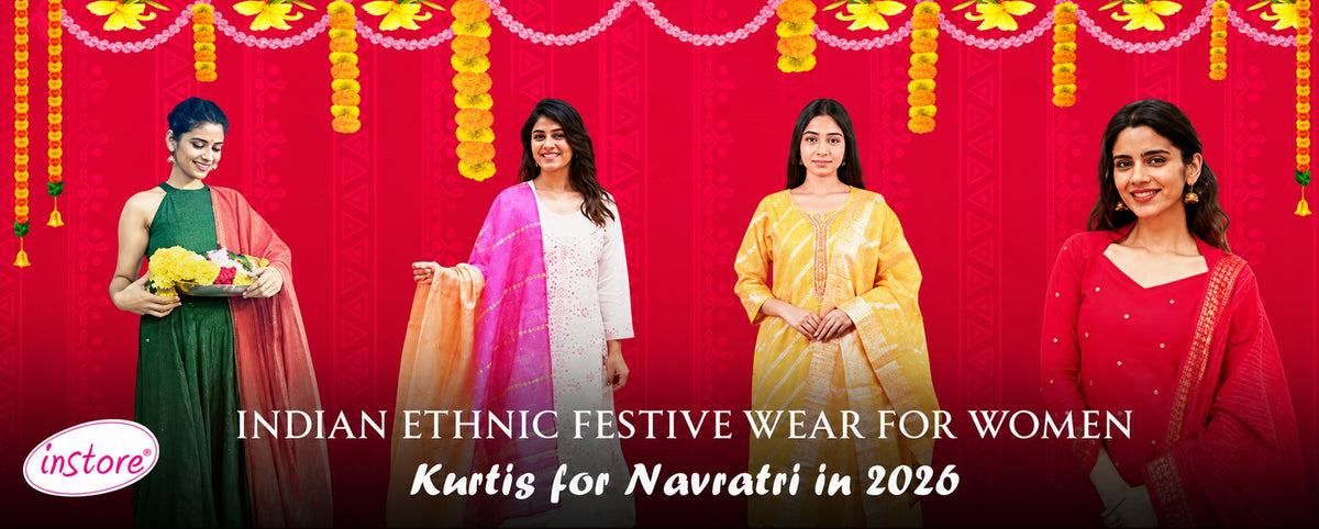 Instore - Indian Ethnic Festive Wear for Women: Kurtis for Navaratri in 2026