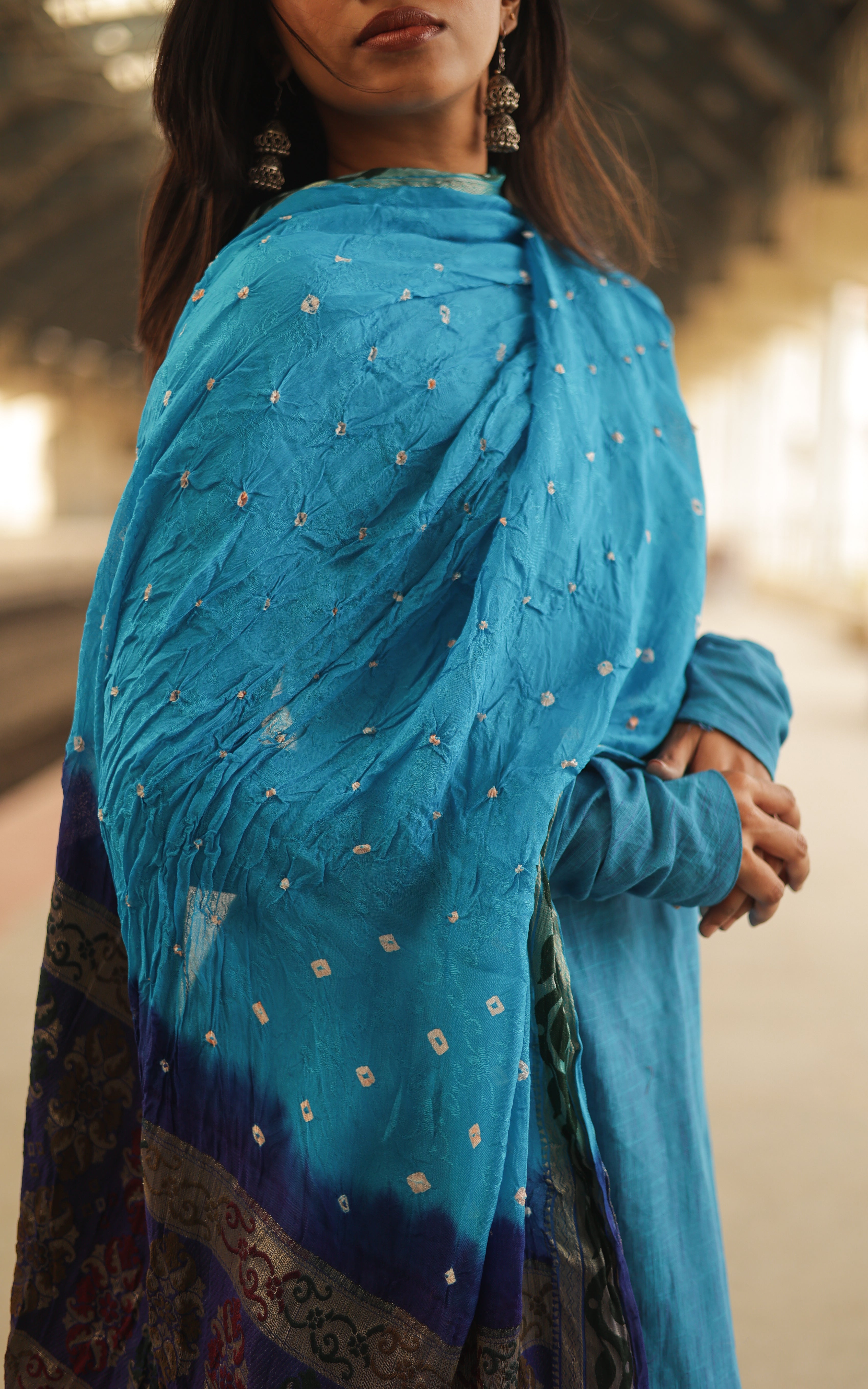 A fashionable dark purple -colored outfit by kadhalar dhinam roja, featuring a sleek and trendy design.