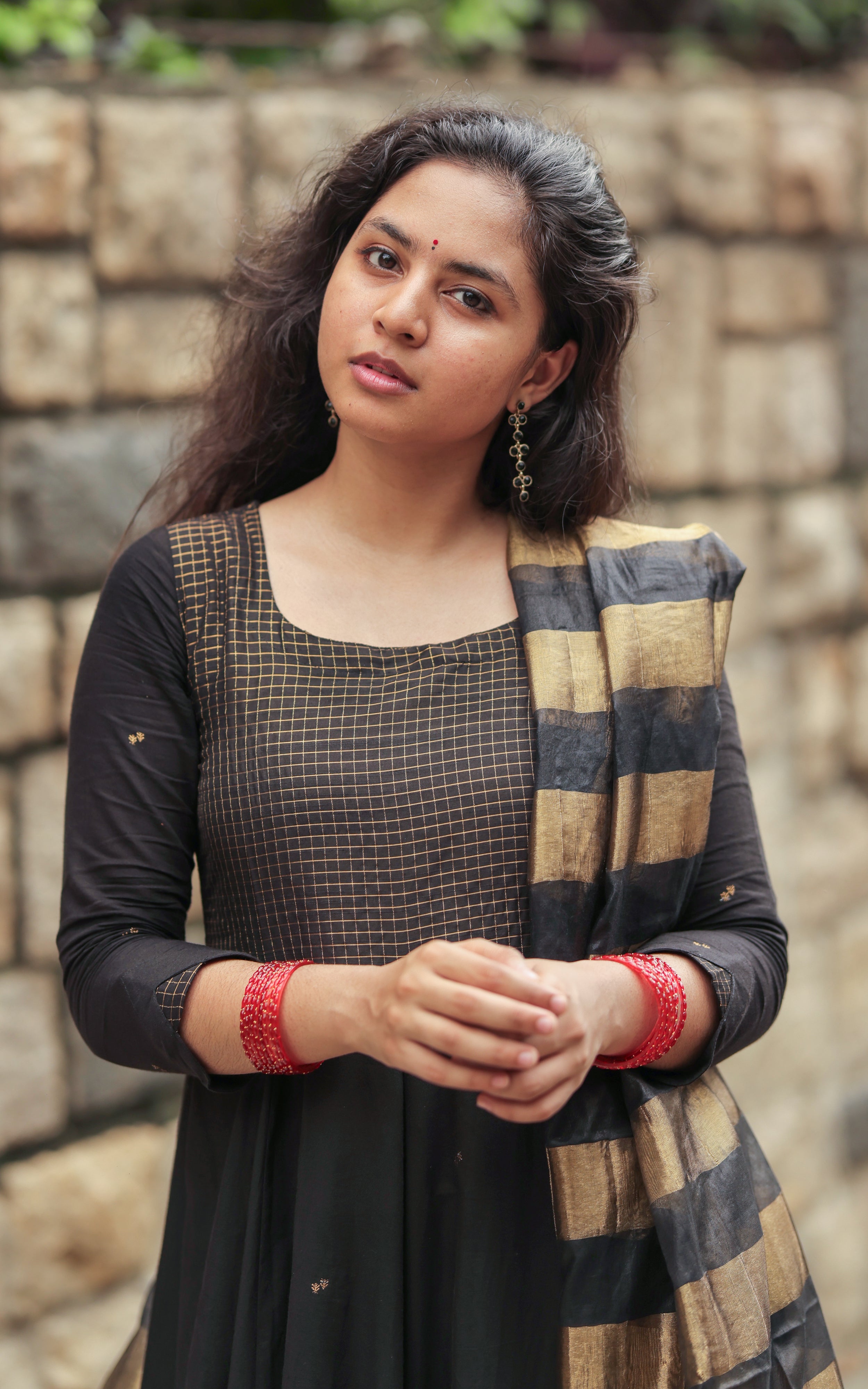 Paingili Black (Kurti+Dupatta)