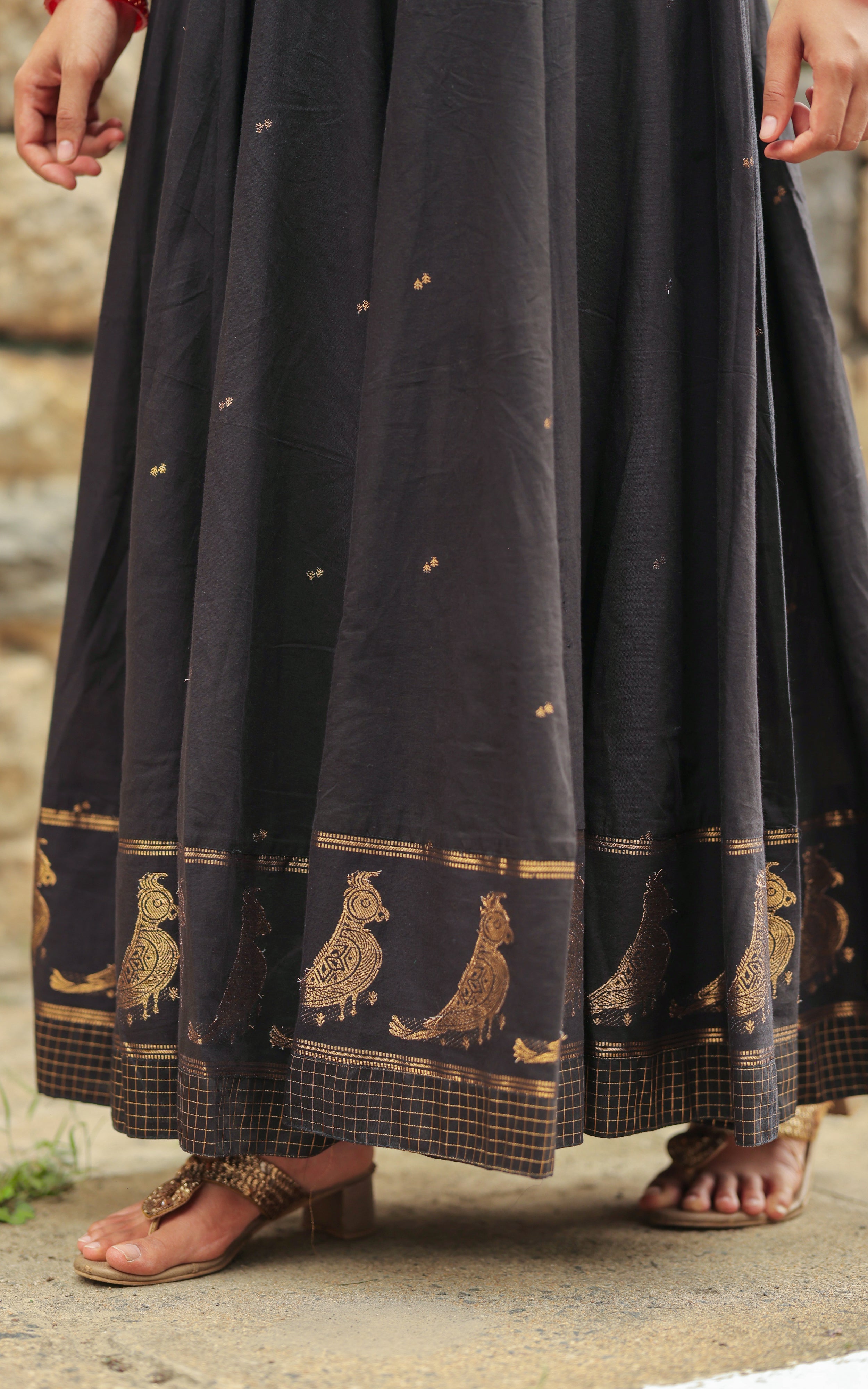Paingili Black (Kurti+Dupatta)