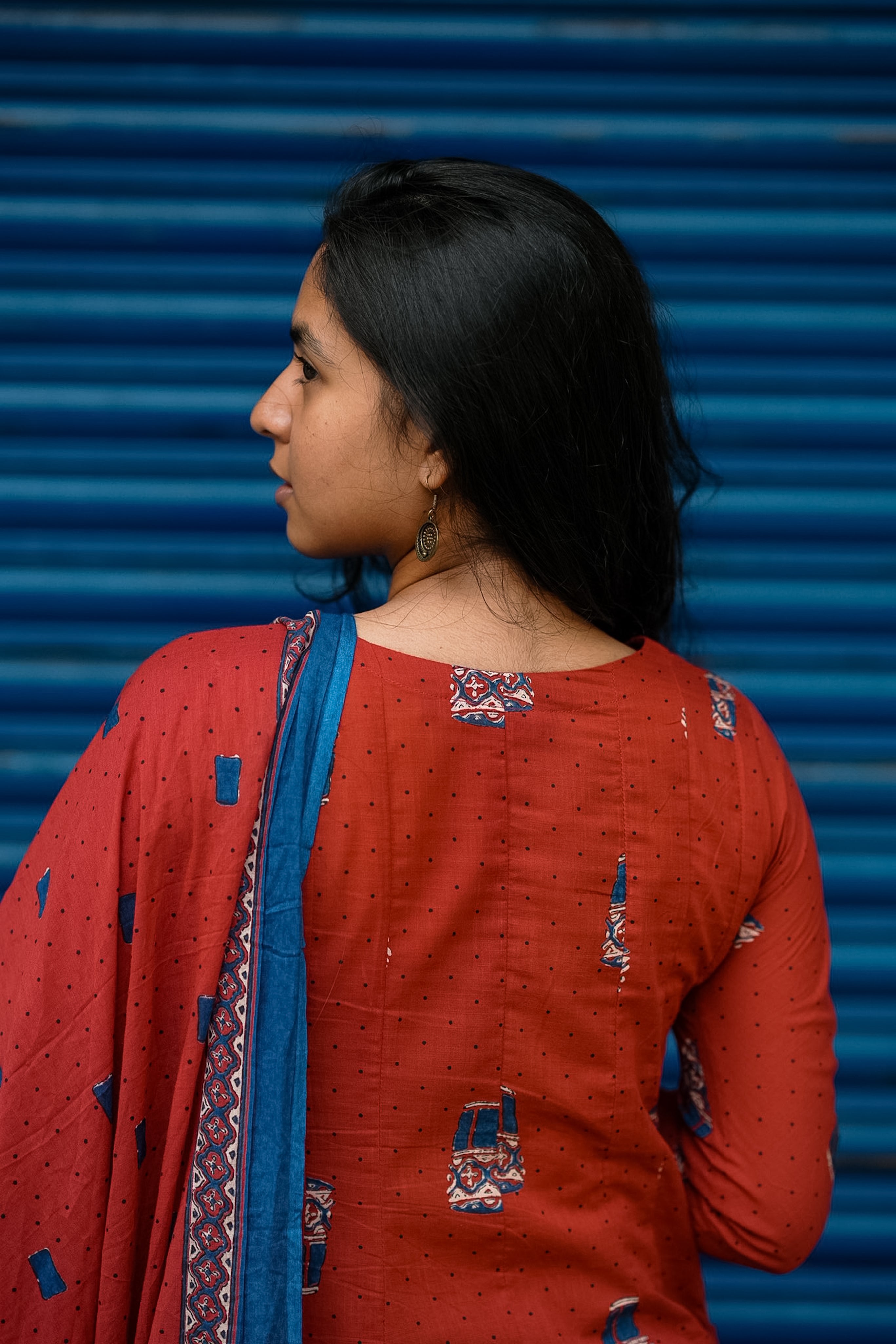 Tea Kadai 3/4th Sleeve (Kurti+Dupatta)