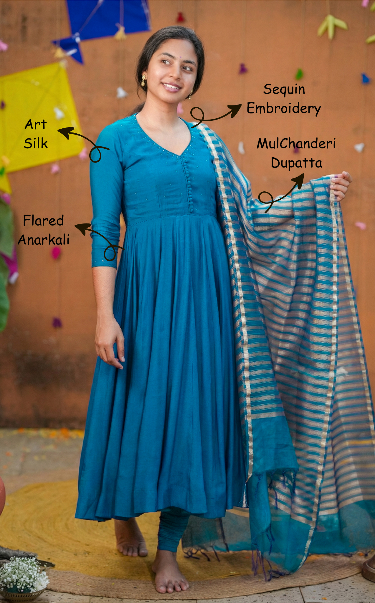 Puthumalar D (Kurti+Dupatta)