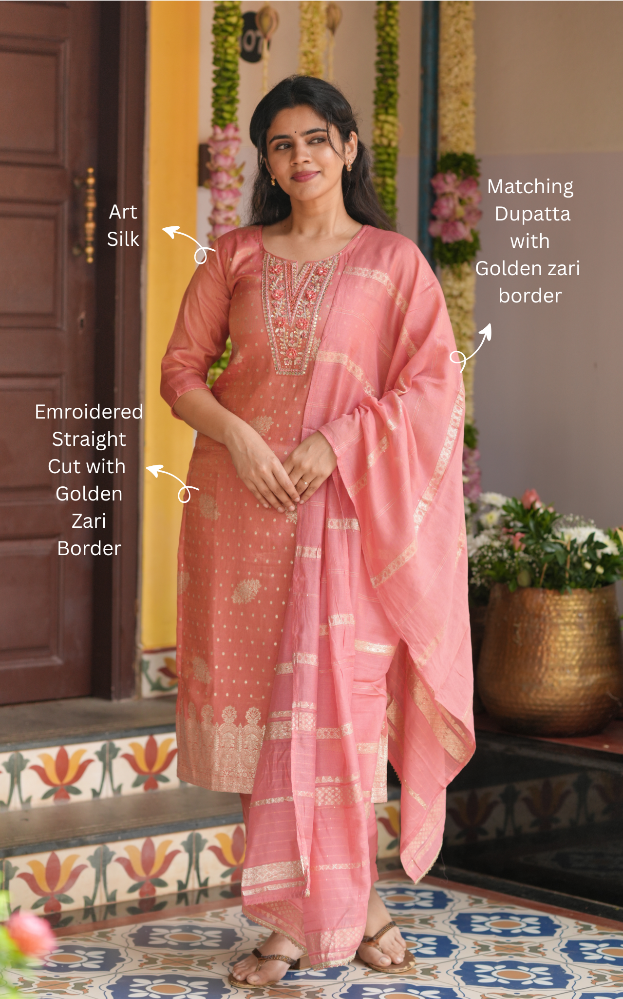 Aster (Kurti+Pant+Dupatta)
