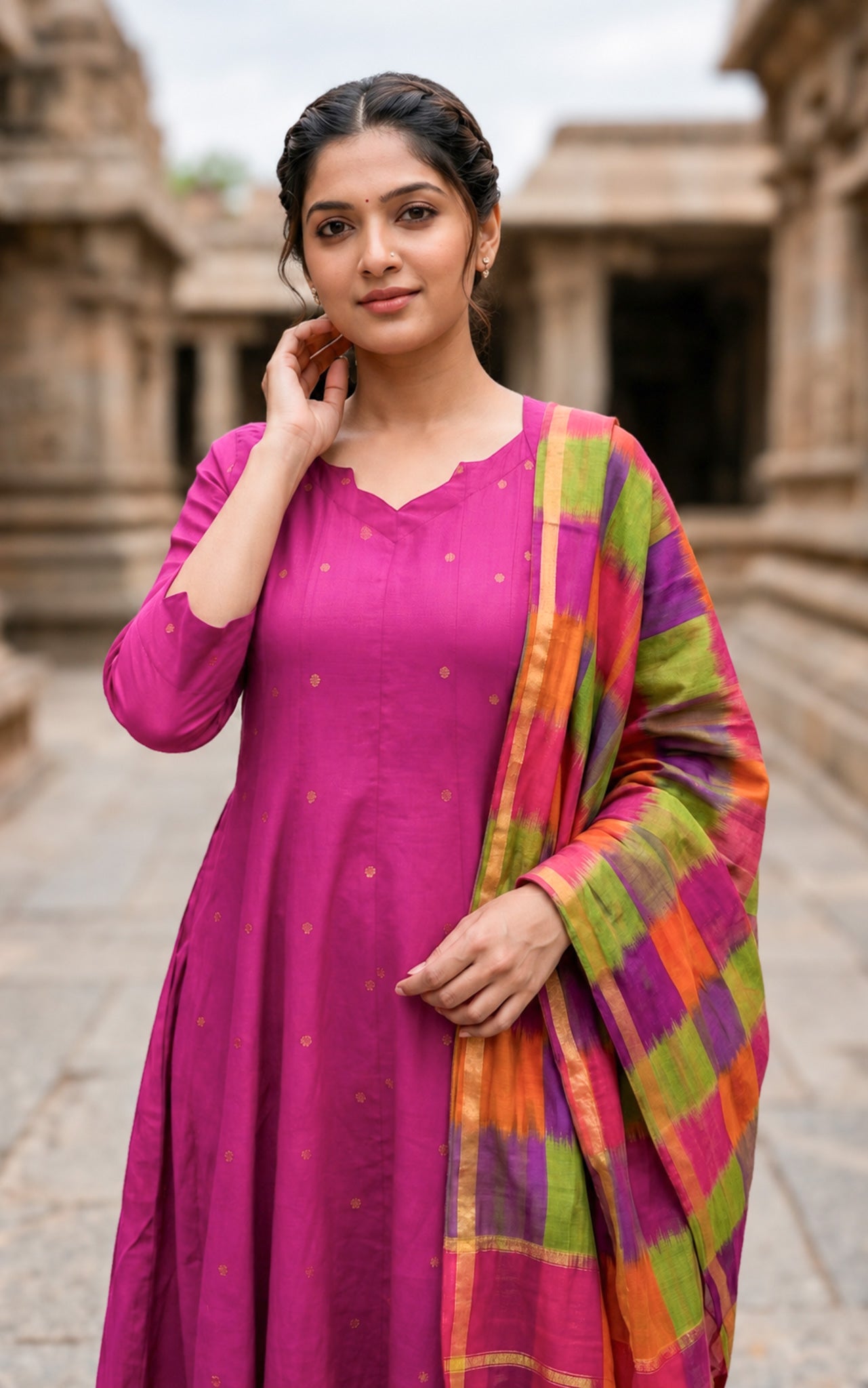 Thashika B (Kurti+Dupatta)