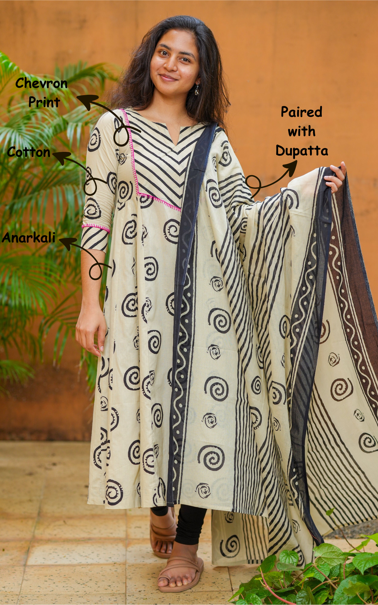 Agalmathi (Kurti+Dupatta)