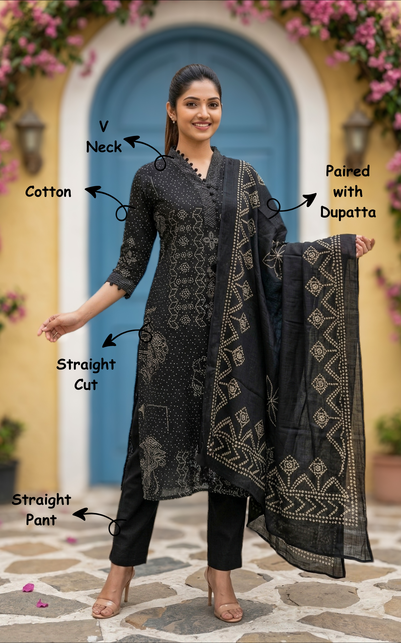 Stylish printed cotton kurti for everyday wear
Comfortable and trendy cotton kurti set for women