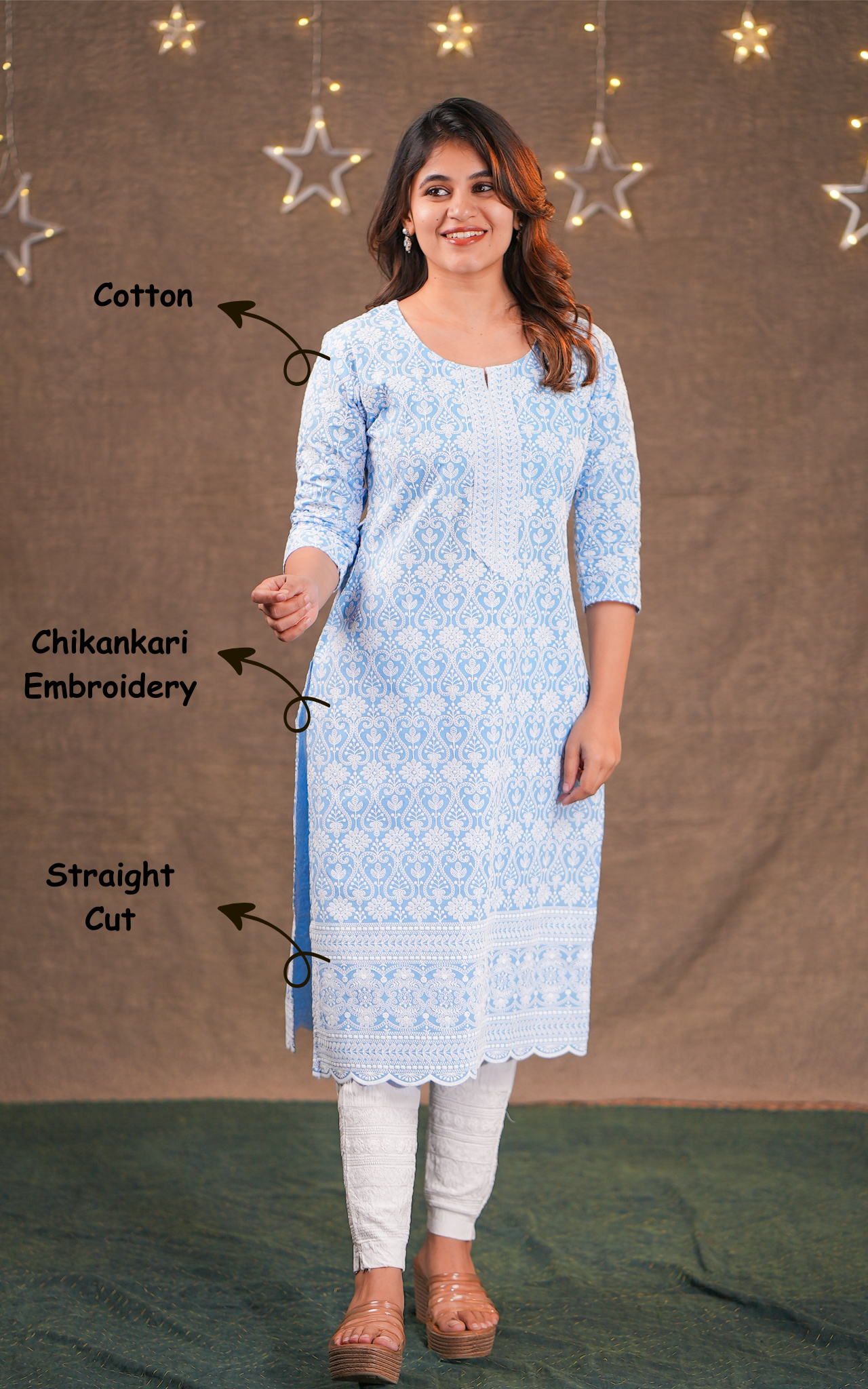 Elegant kurti style for women