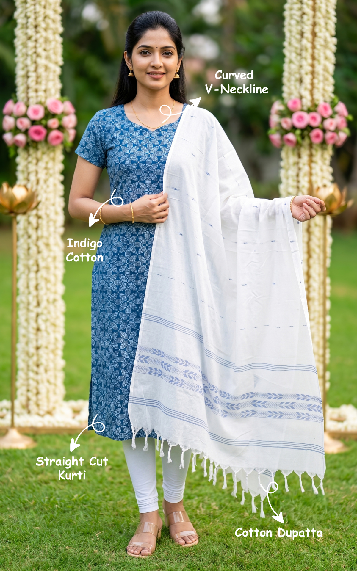Roshma (Kurti+Dupatta)