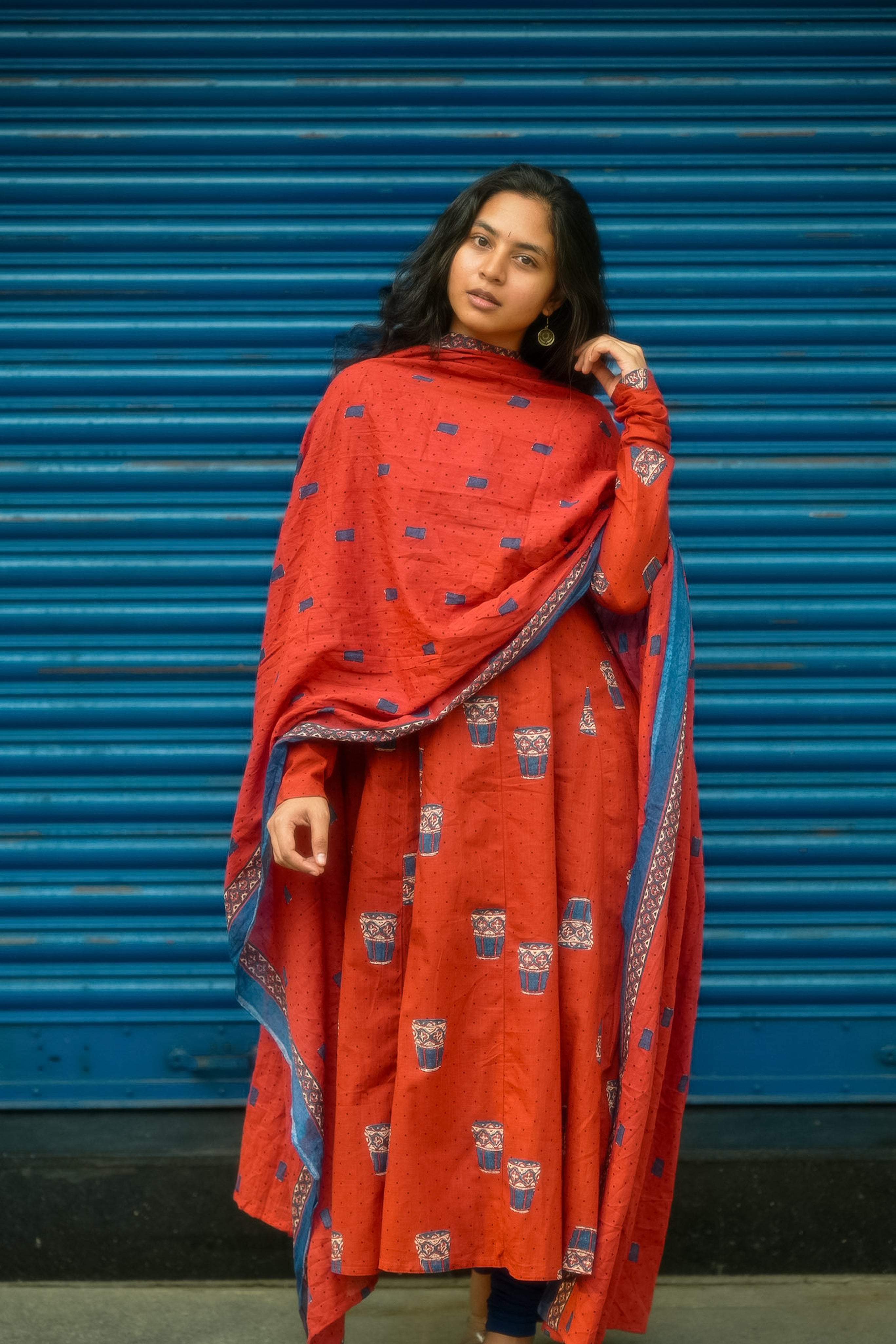 Tea Kadai 3/4th Sleeve (Kurti+Dupatta)
