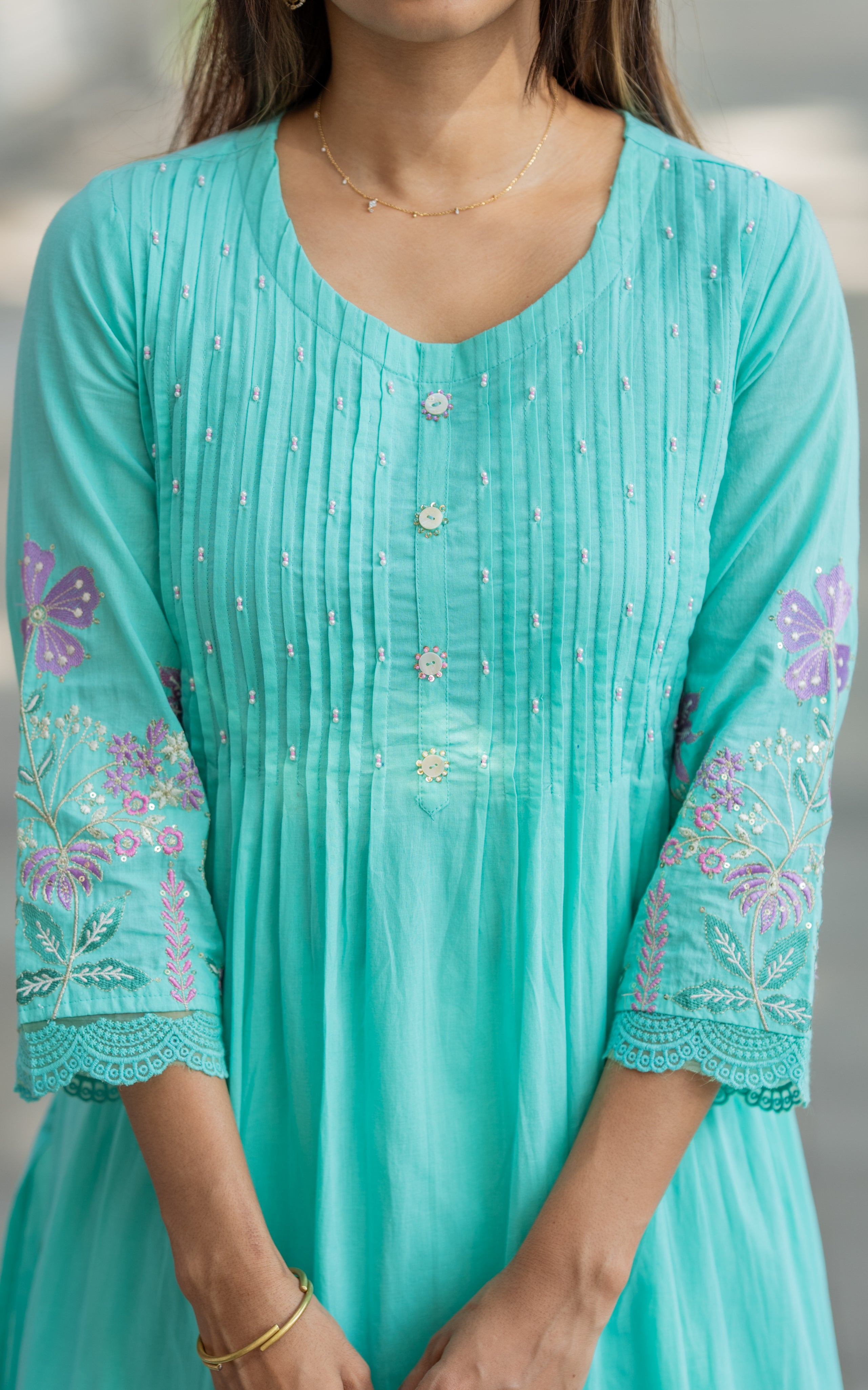 Water Lilly (Kurti+Pant+Dupatta)