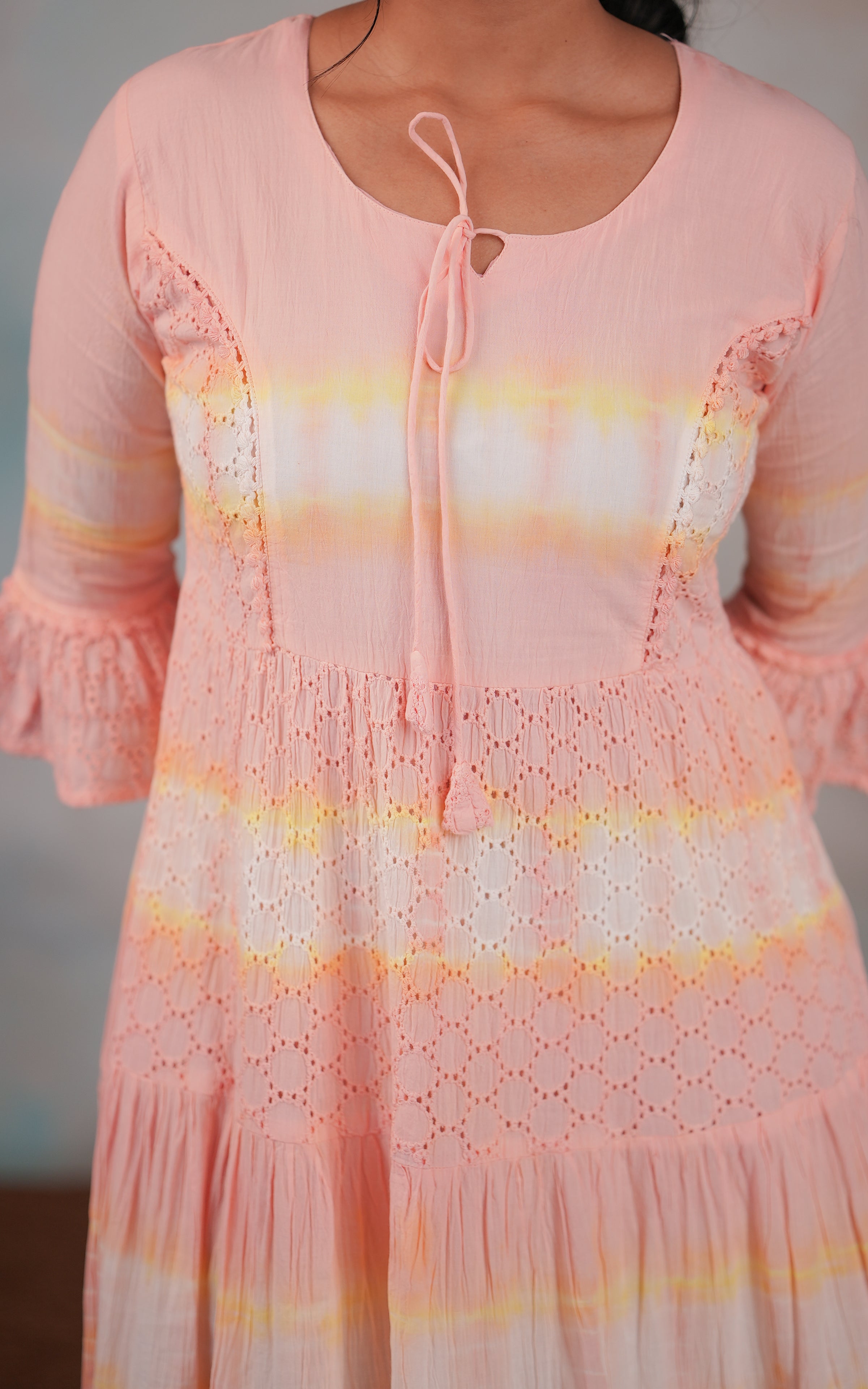 Tiered cut maxi
