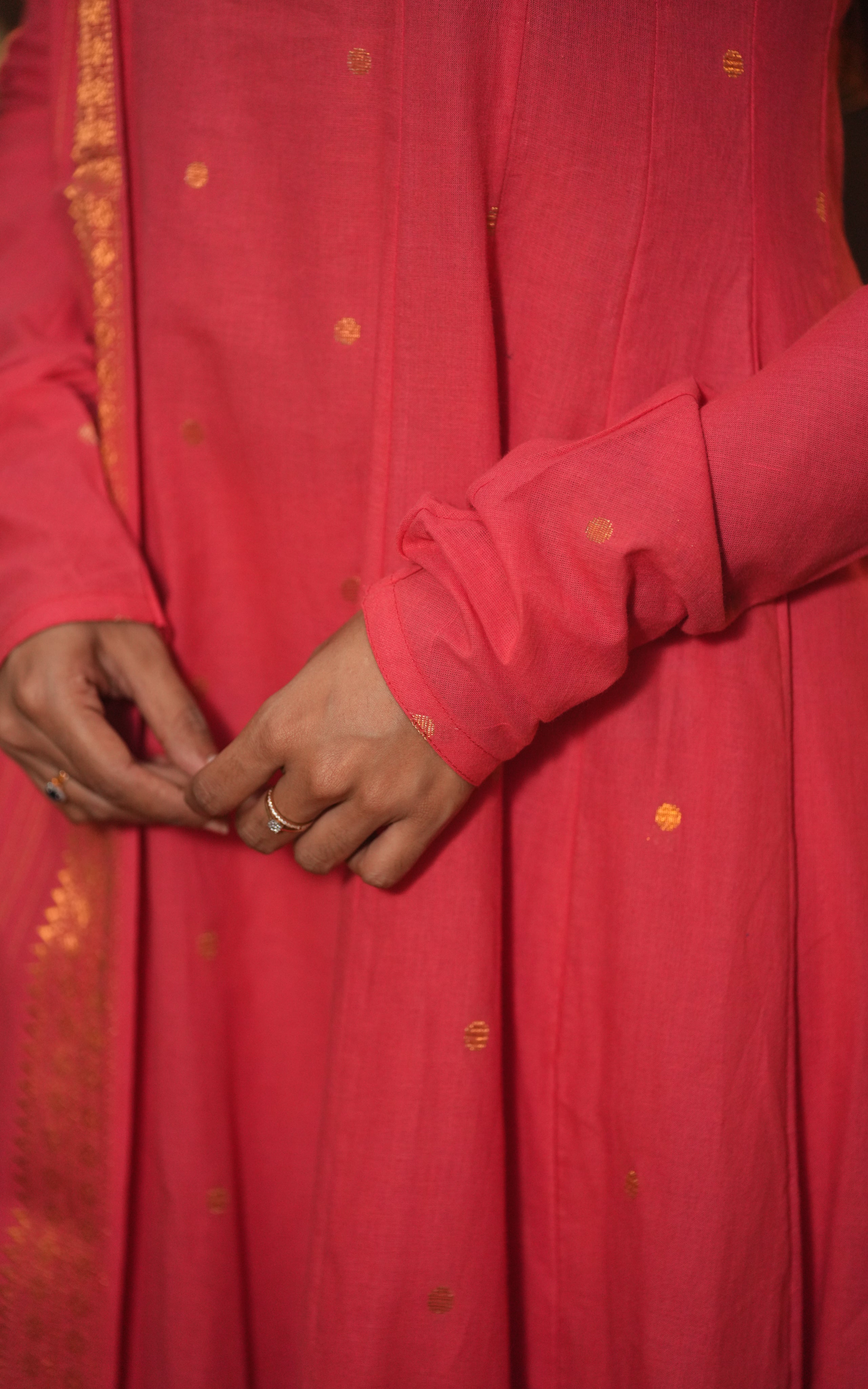 Jayanthi Peach (Kurti+Dupatta)