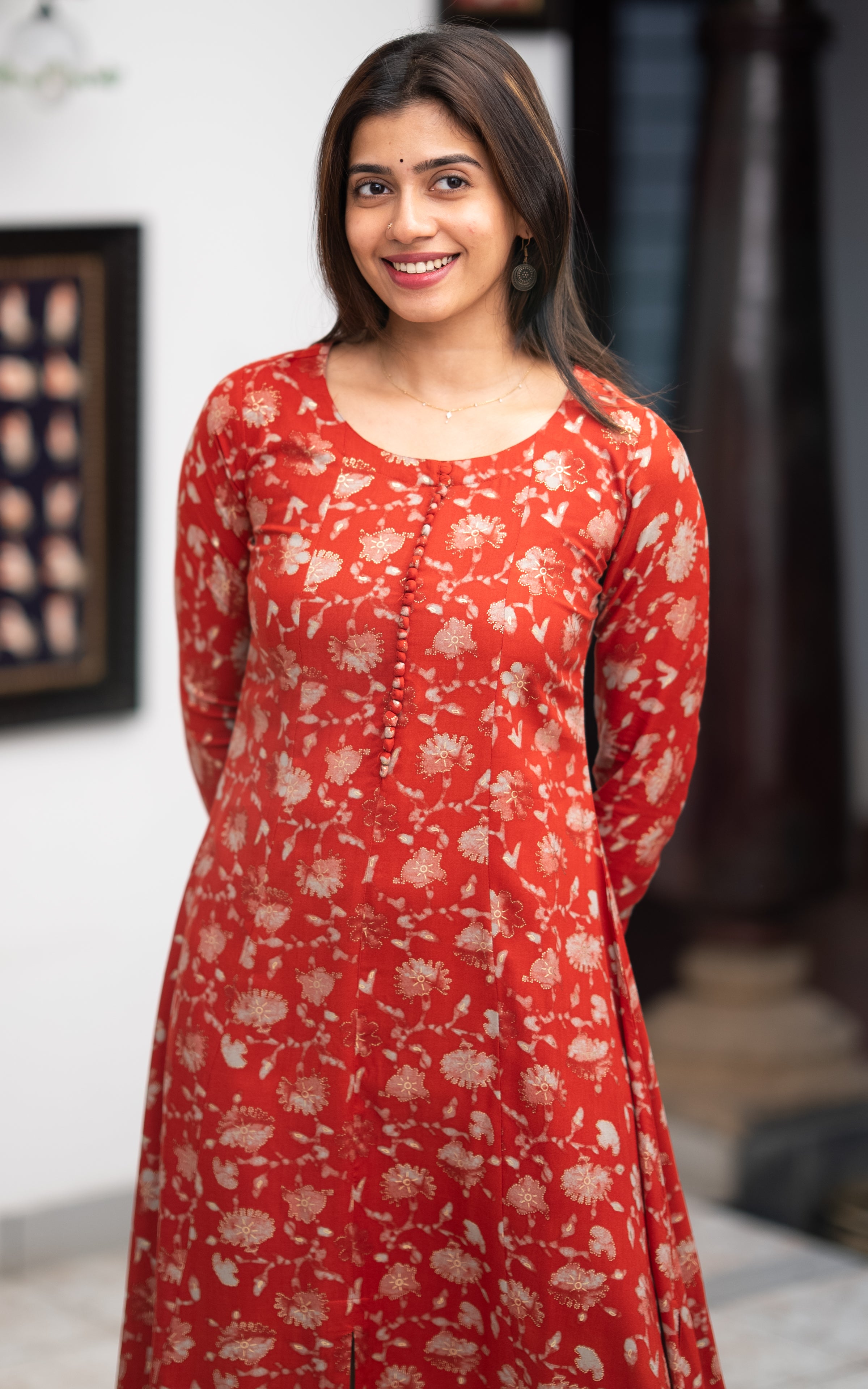 Amira Floral Rust