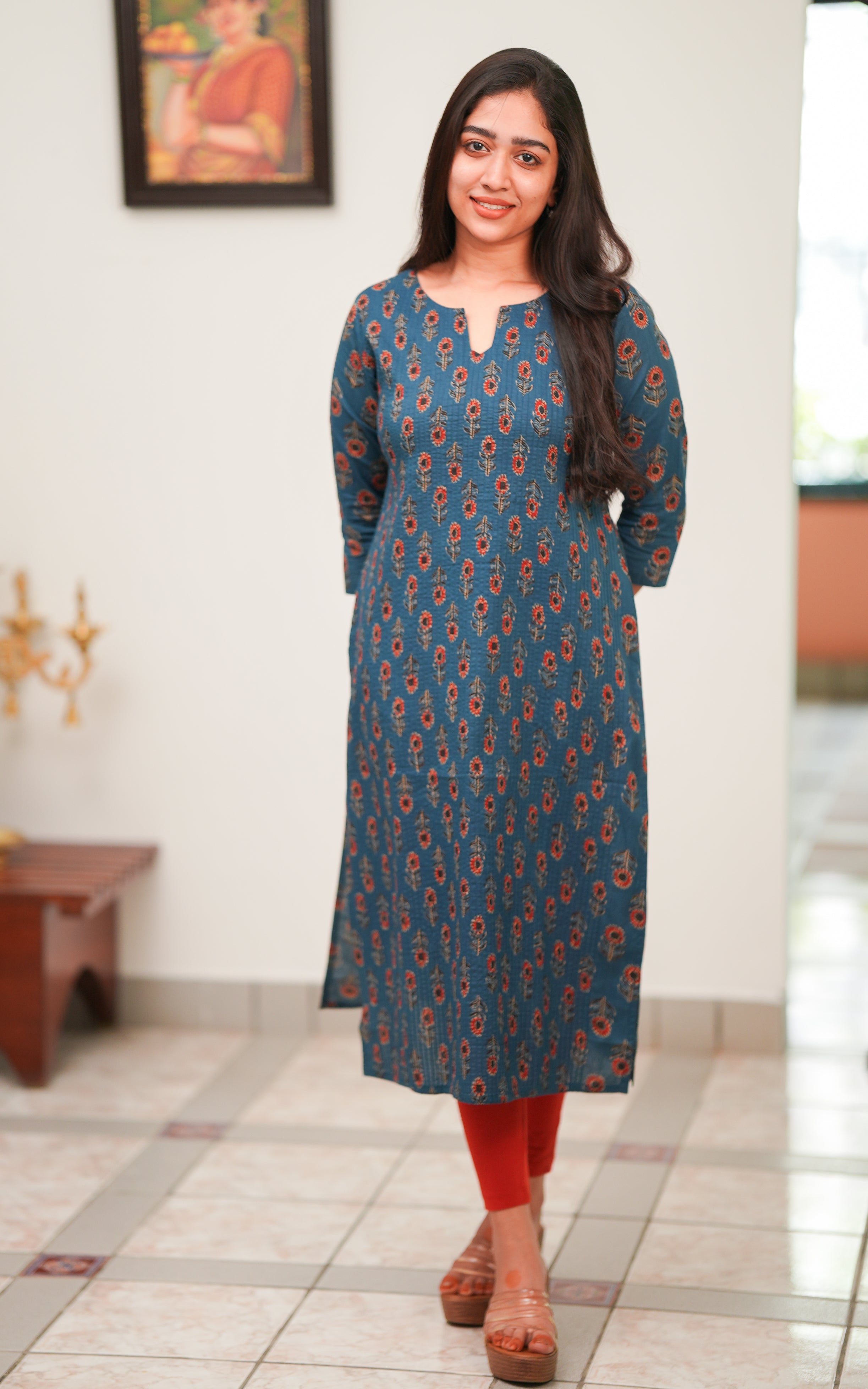 Herlina Blue KURTIS instore