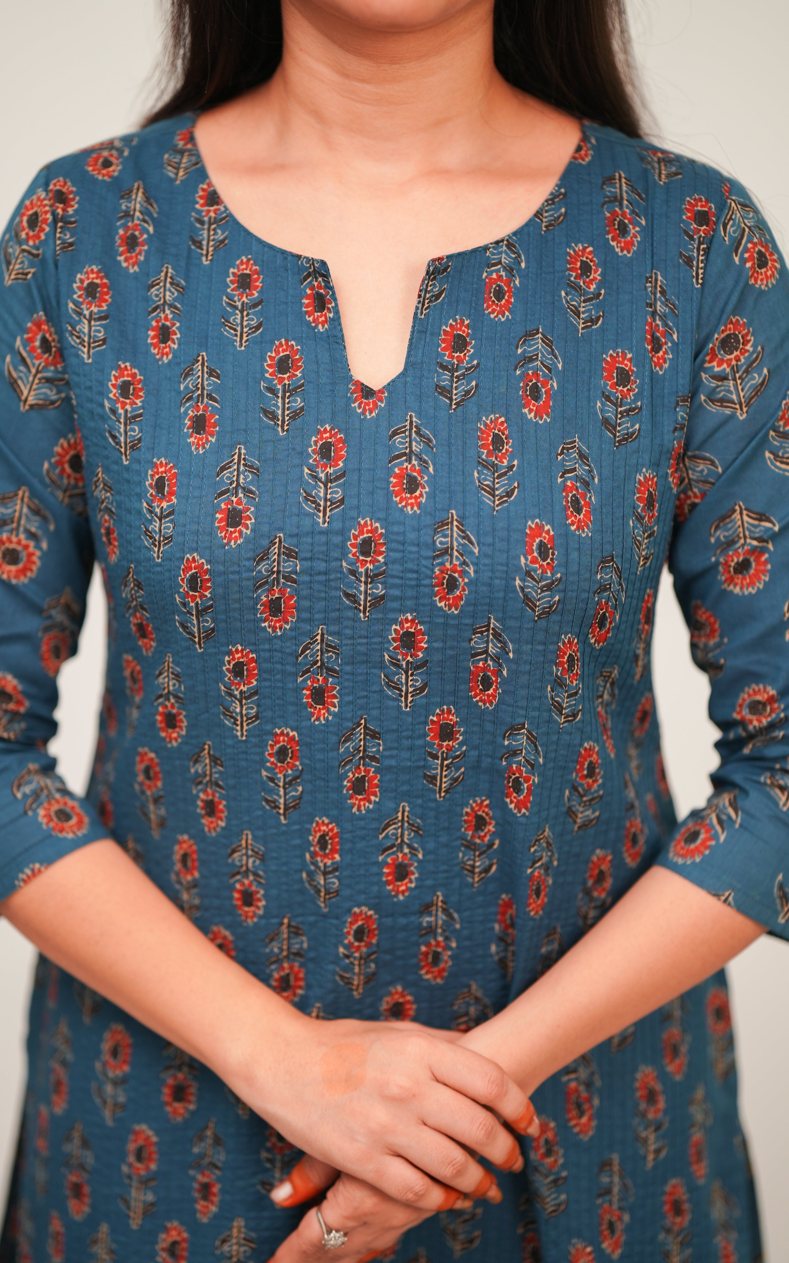 Herlina Blue KURTIS instore