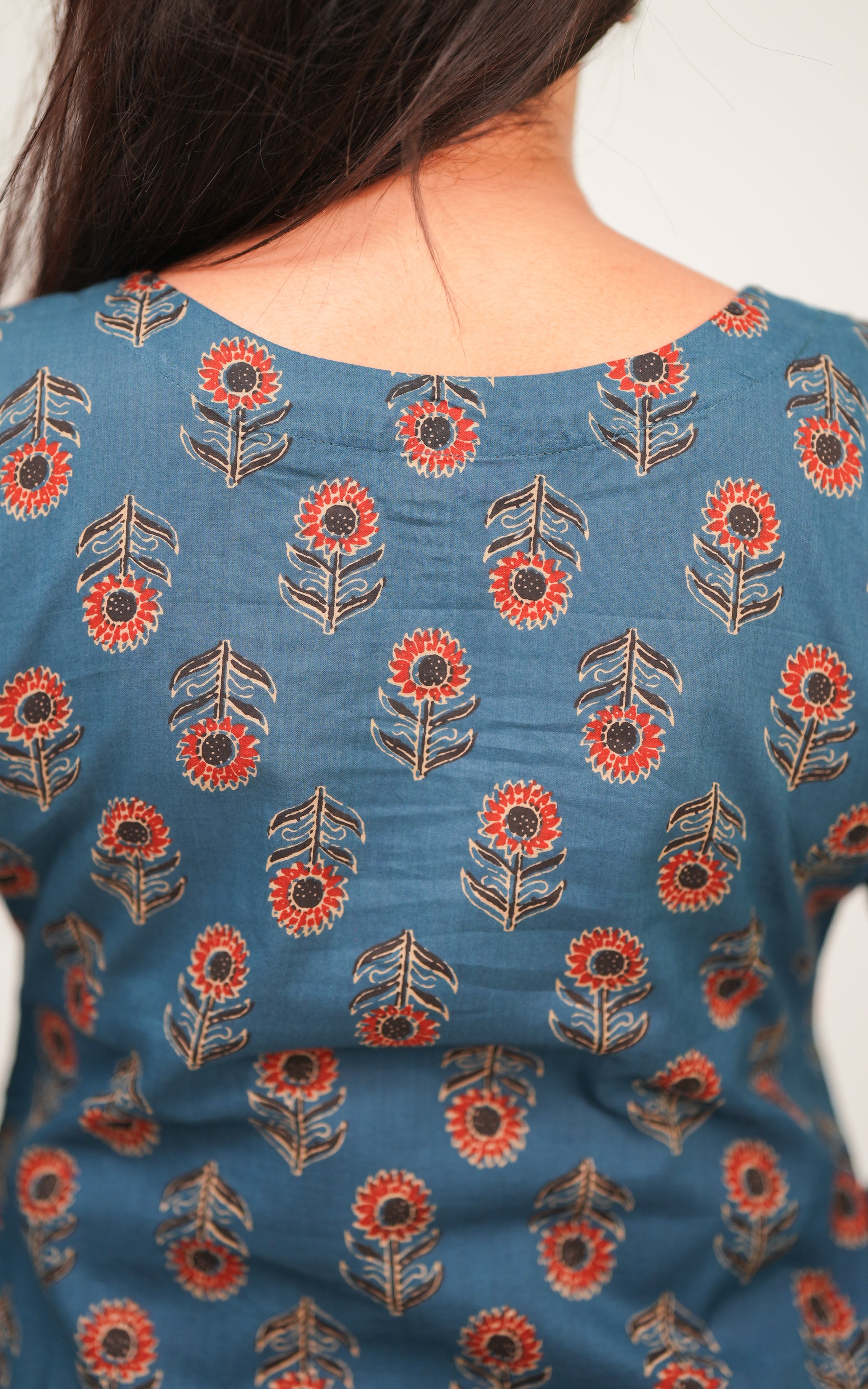 Herlina Blue KURTIS instore