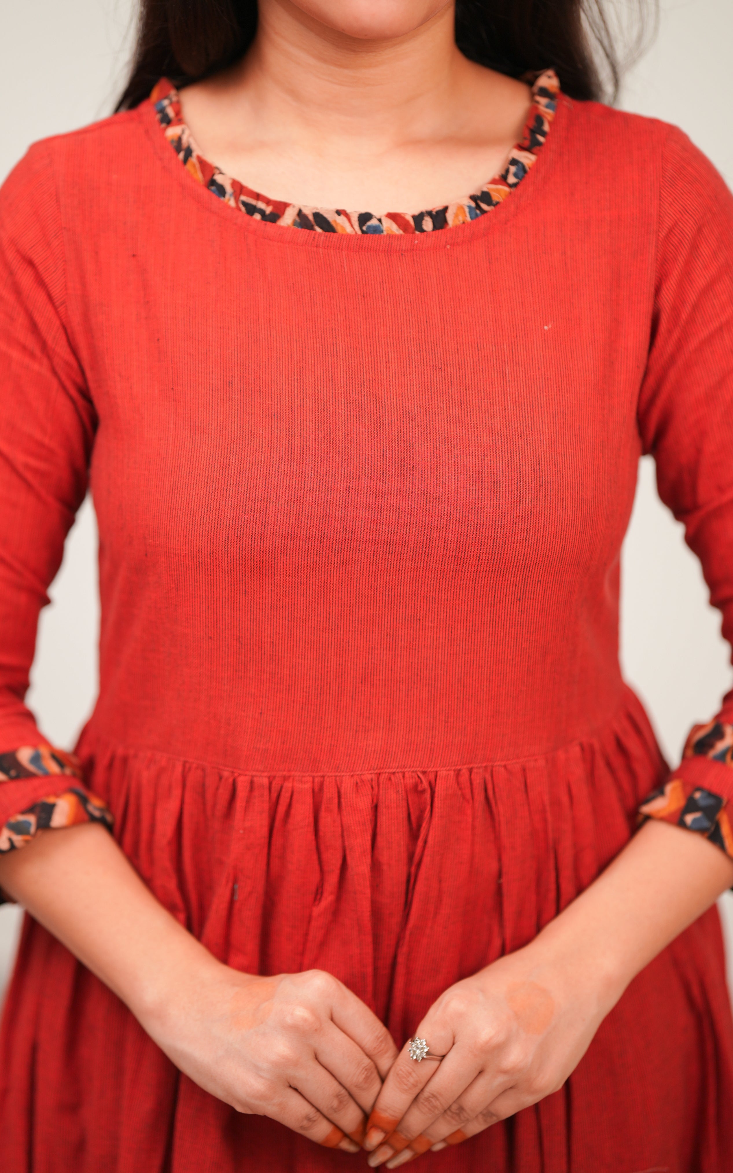 Keerthiga Maroon KURTIS instore