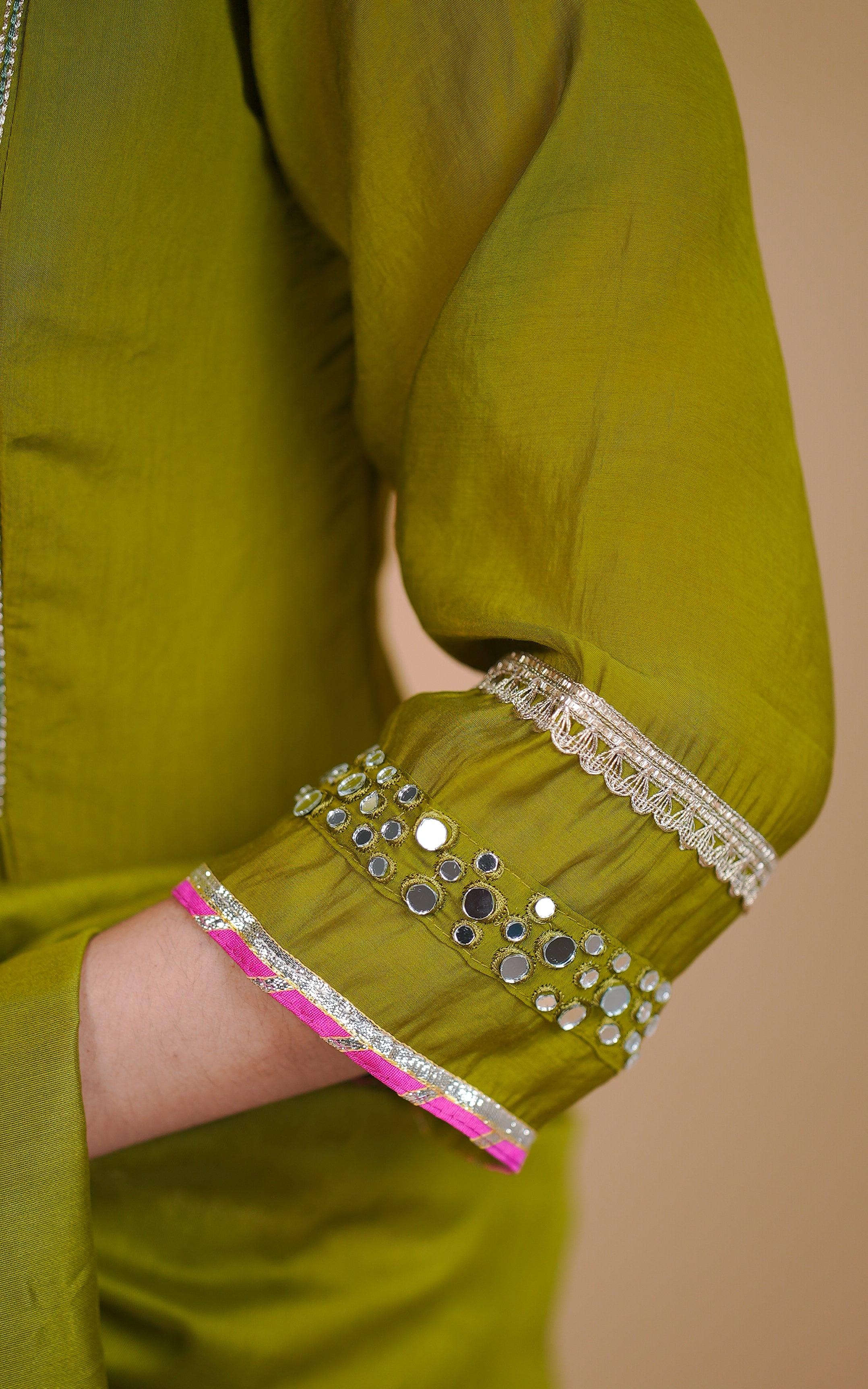 Art silk kurti with dupatta for women