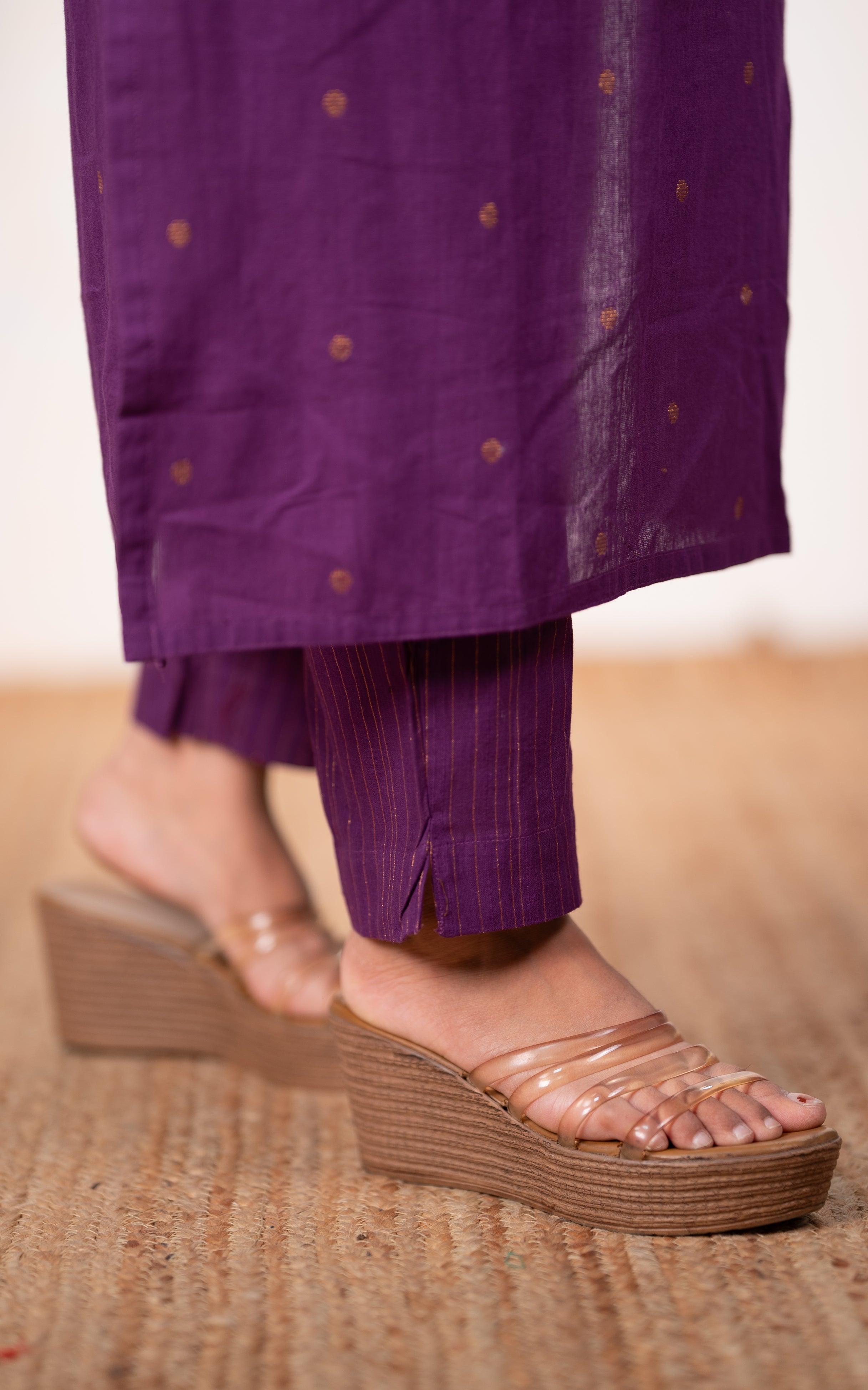 Sidhiksha Purple (Kurti+Pant) KURTIS instore