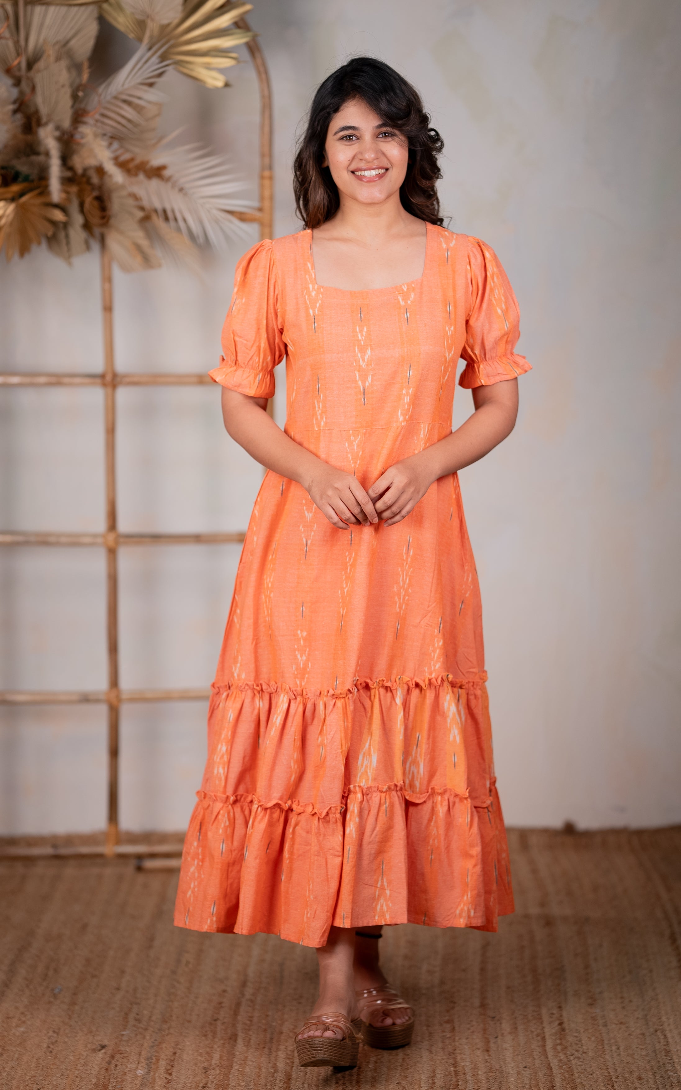 Alfiya Peach B KURTIS Instore
