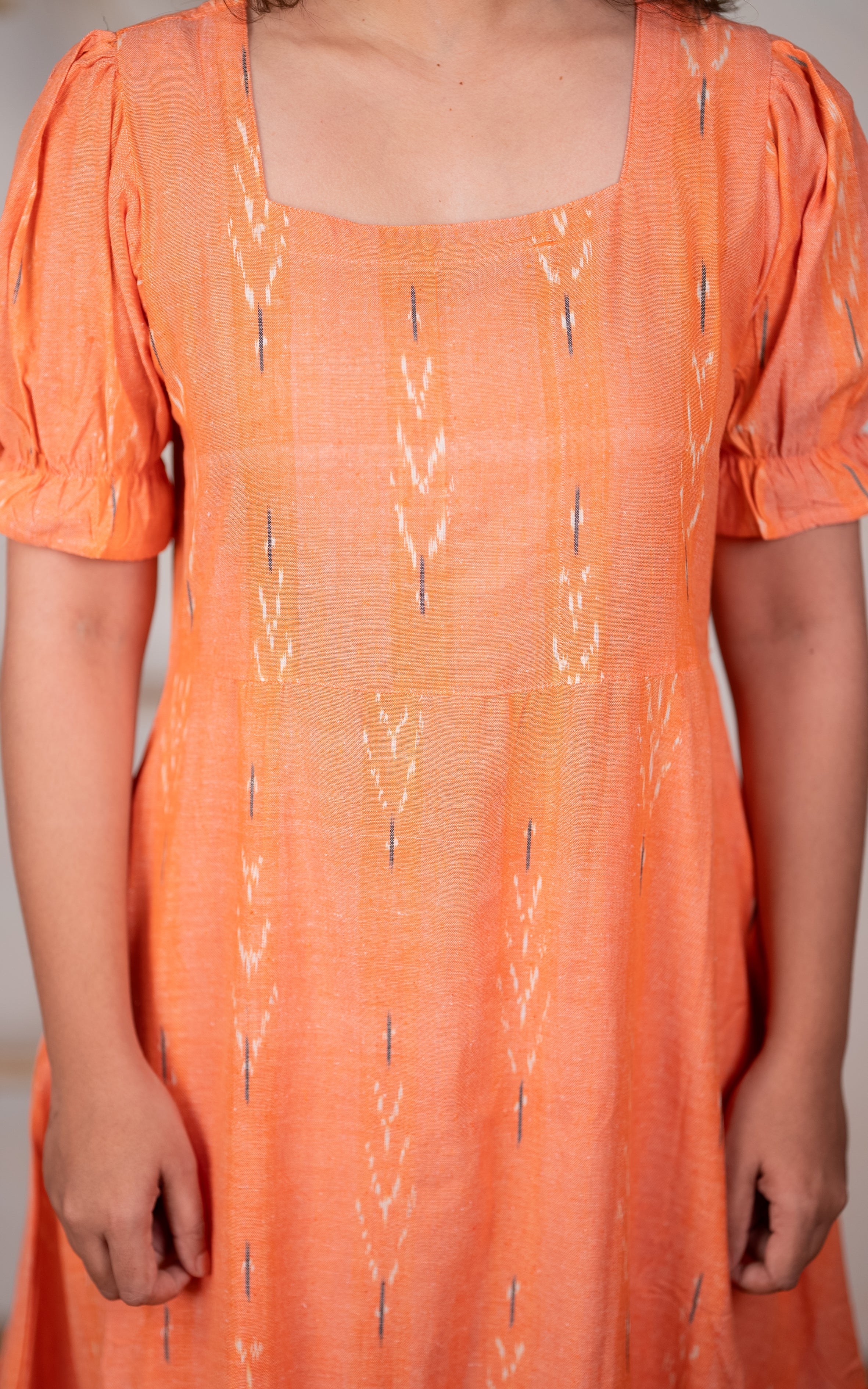 Alfiya Peach B KURTIS Instore