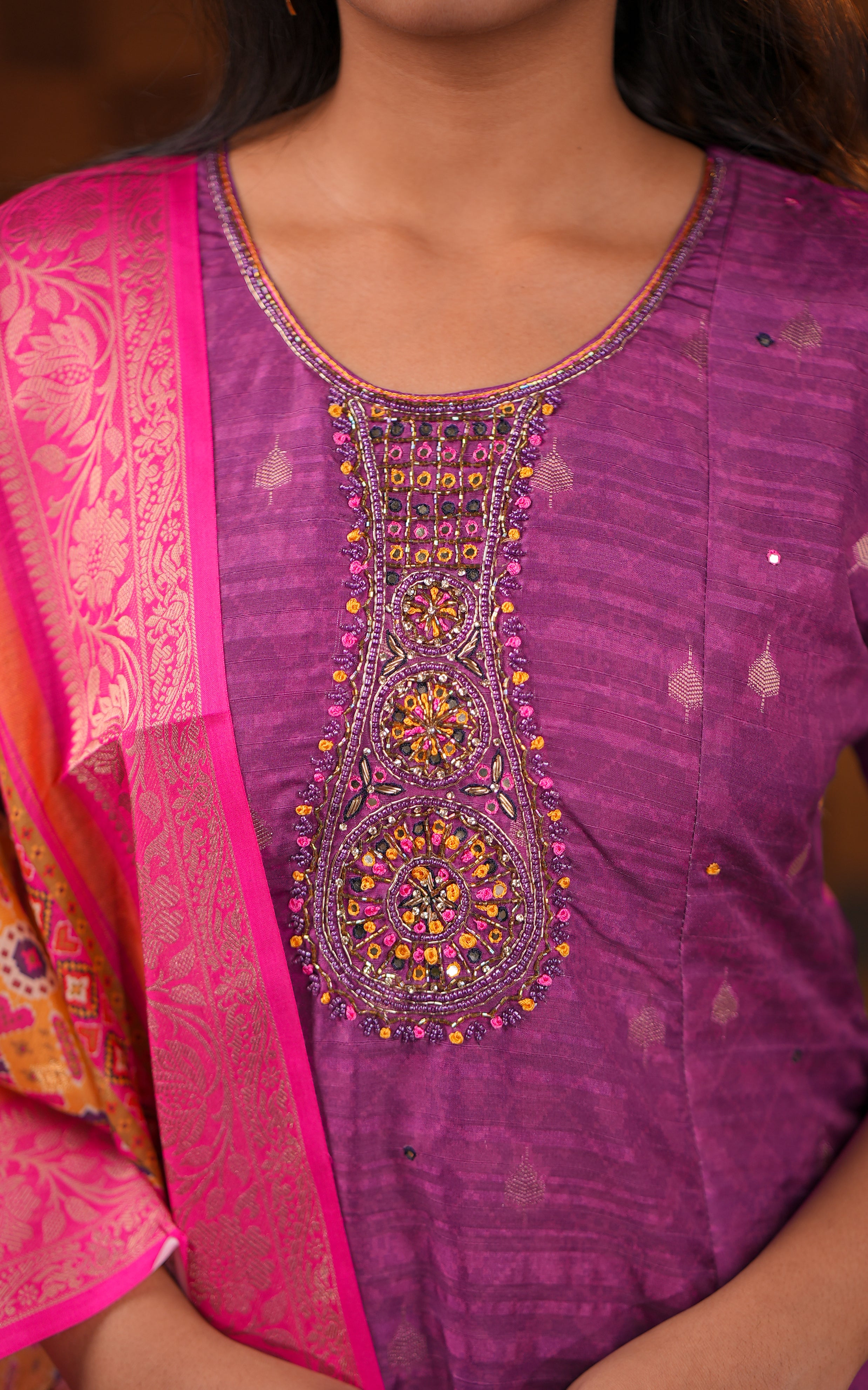 Aline kurti with dupatta