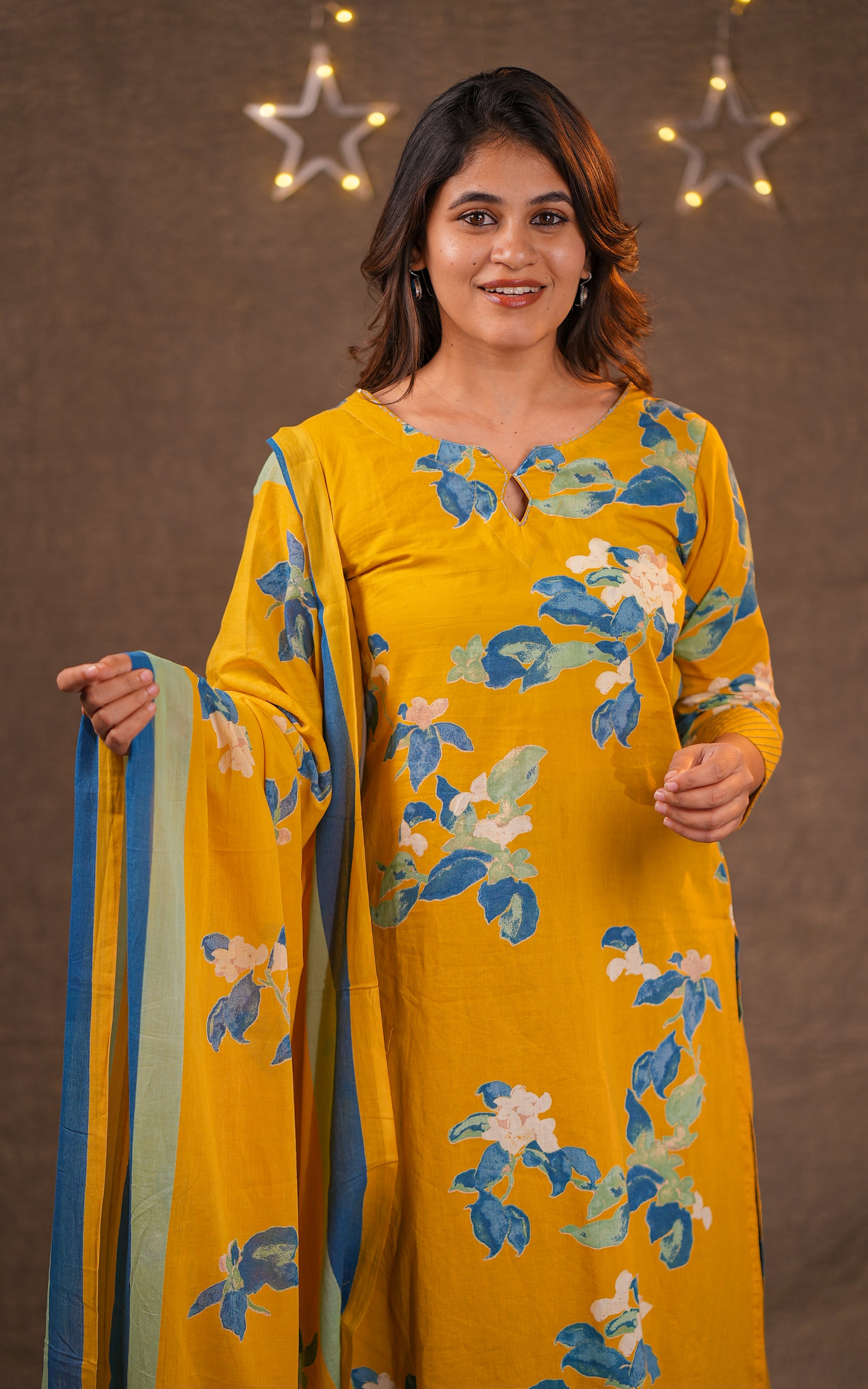 Cotton straight cut kurti
