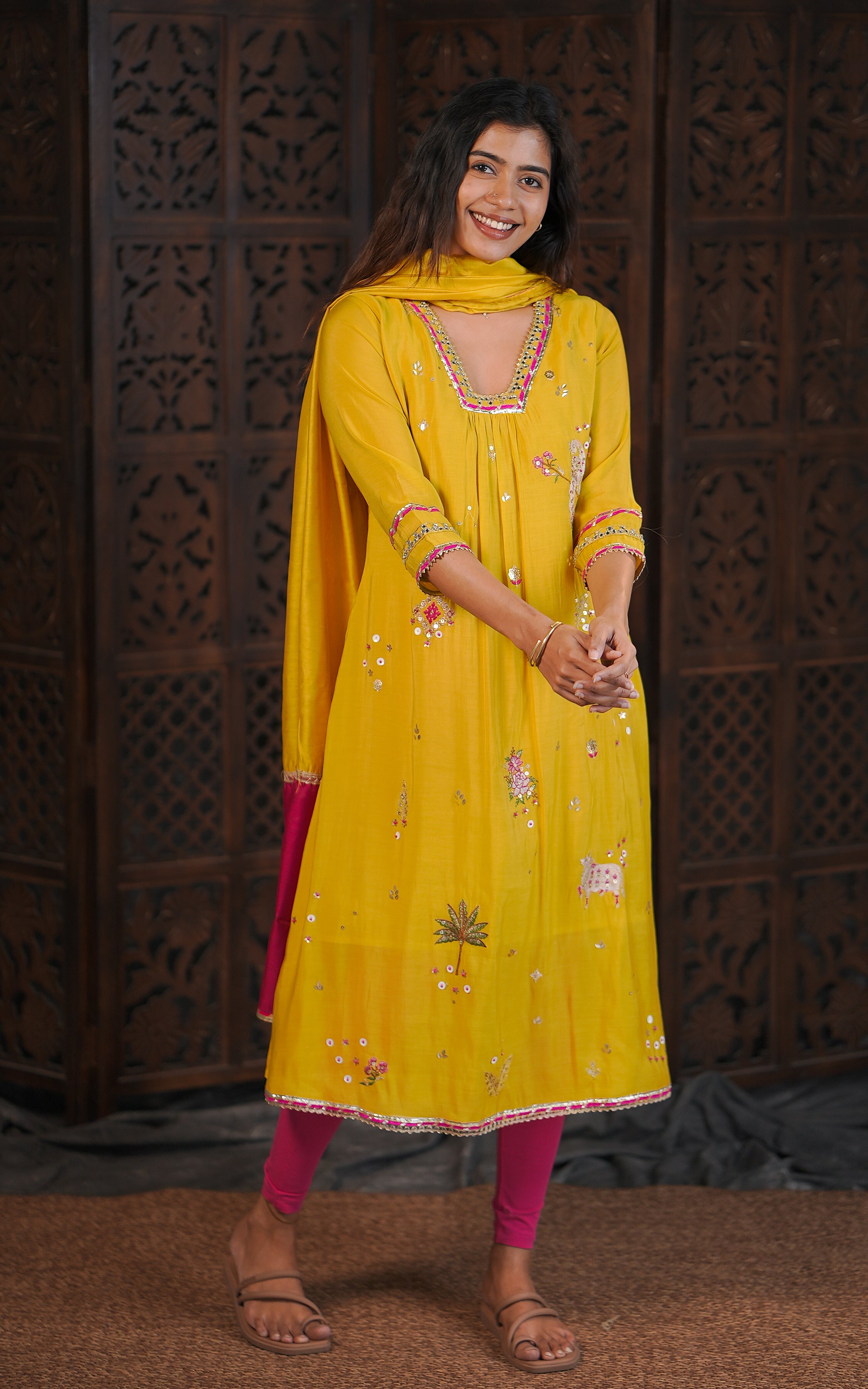 Sonam A (Kurti+Dupatta)