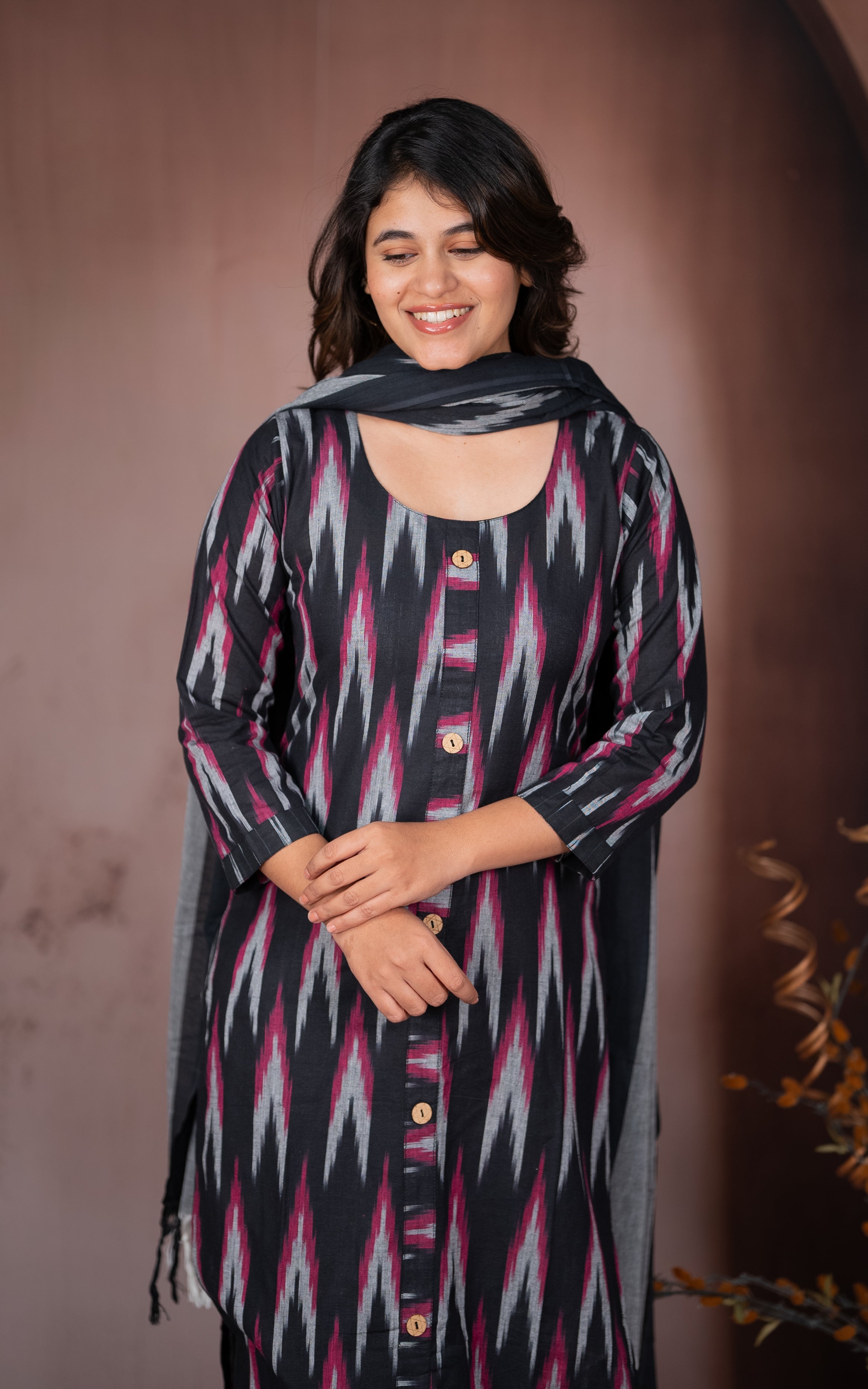 Ankita Black (Kurti+Pant+Dupatta) KURTIS instore