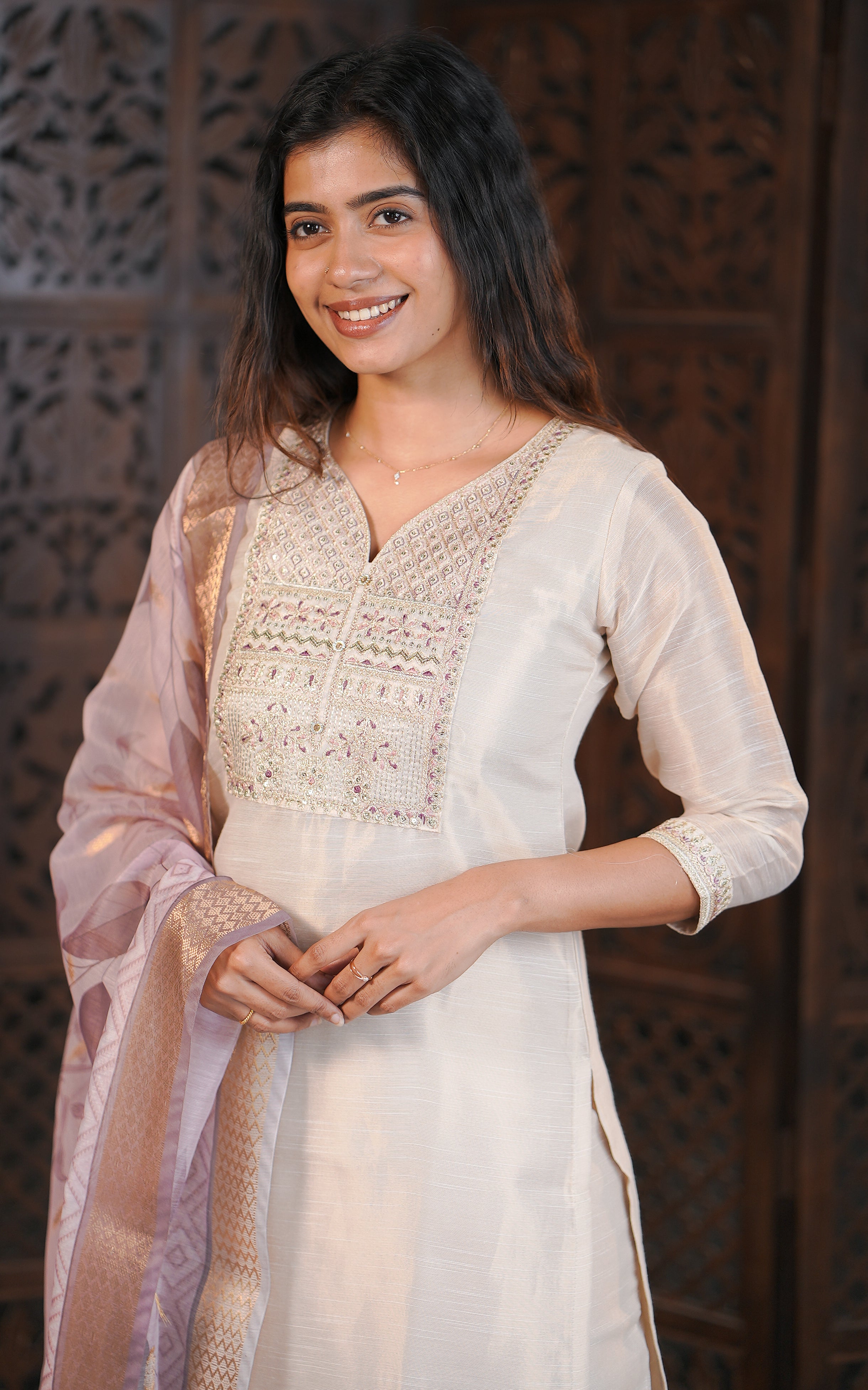 Sandra (Kurti+Pant+Dupatta)