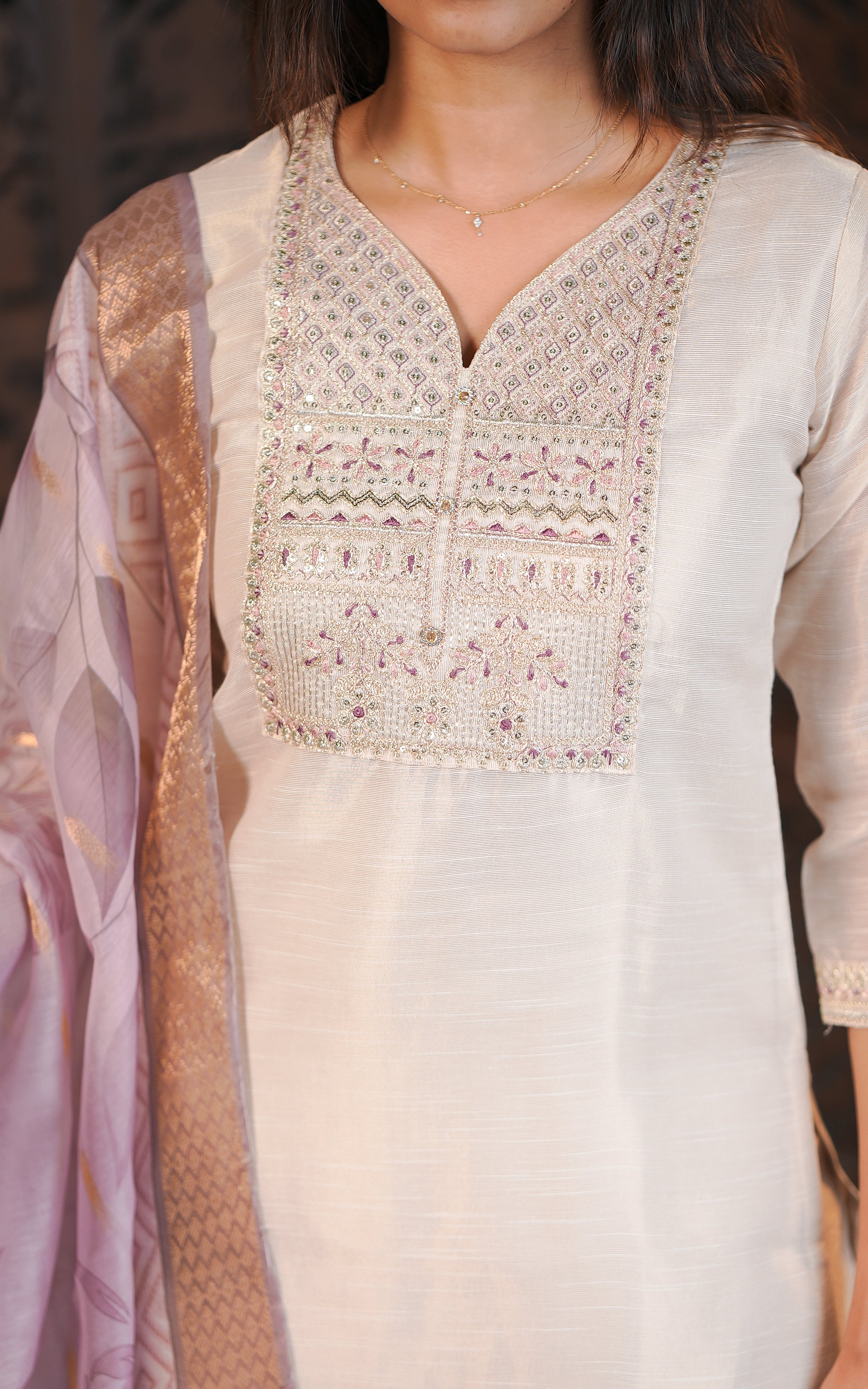 Sandra (Kurti+Pant+Dupatta)