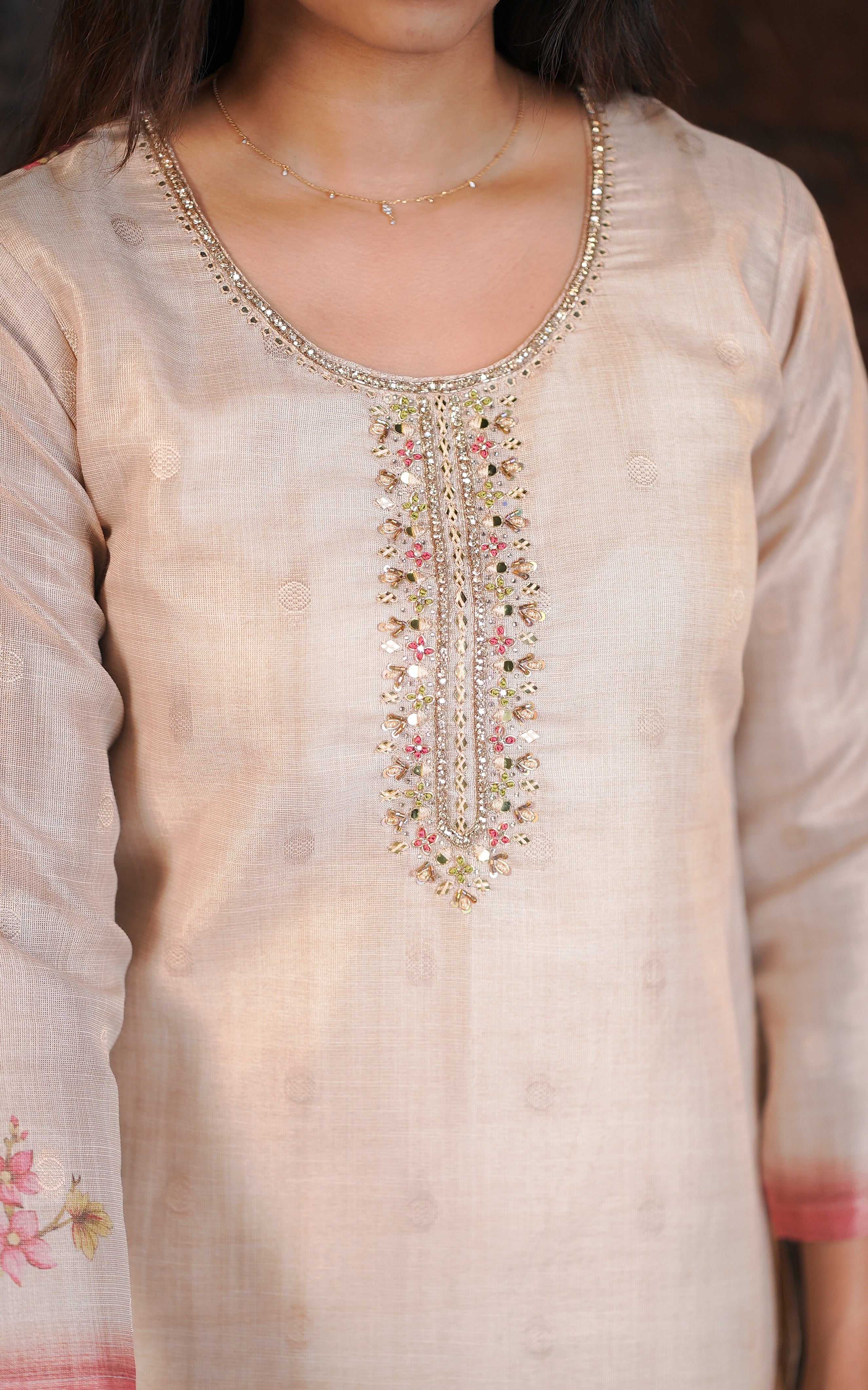 Mozhimathi (Kurti+Pant+Dupatta)