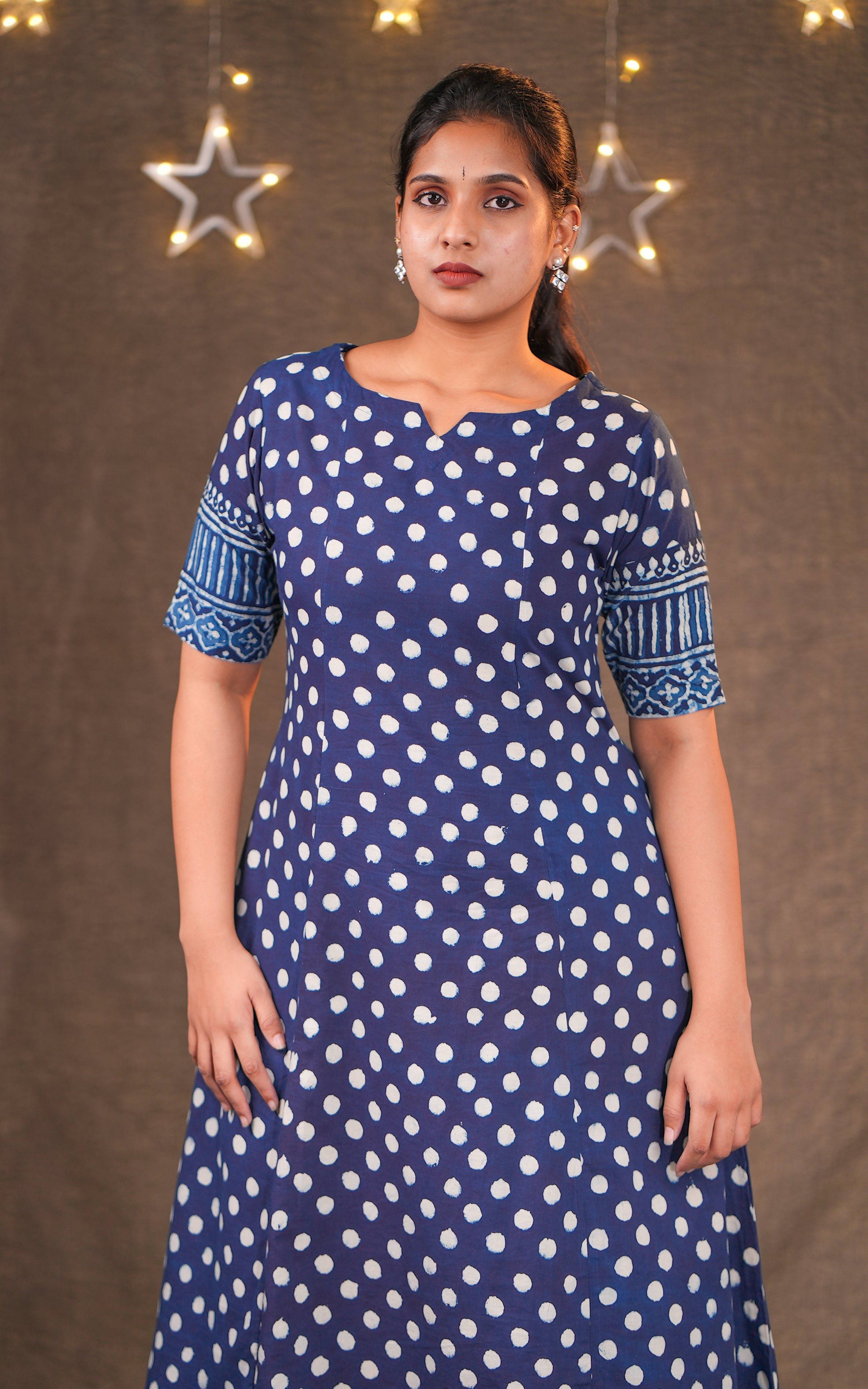 Yugamithra Indigo A (Kurti+Pant)