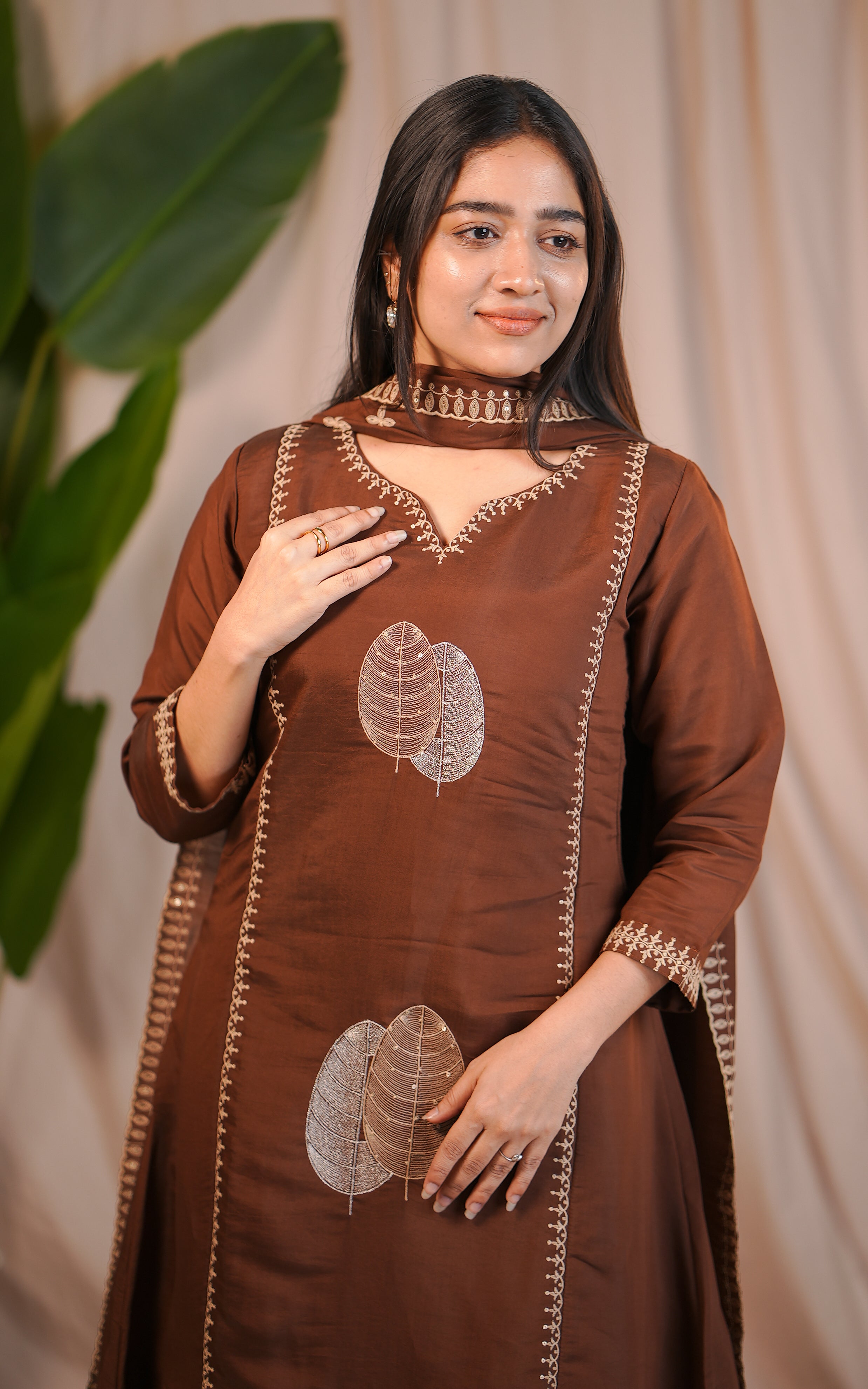 Leafora A (Kurti+Dupatta)