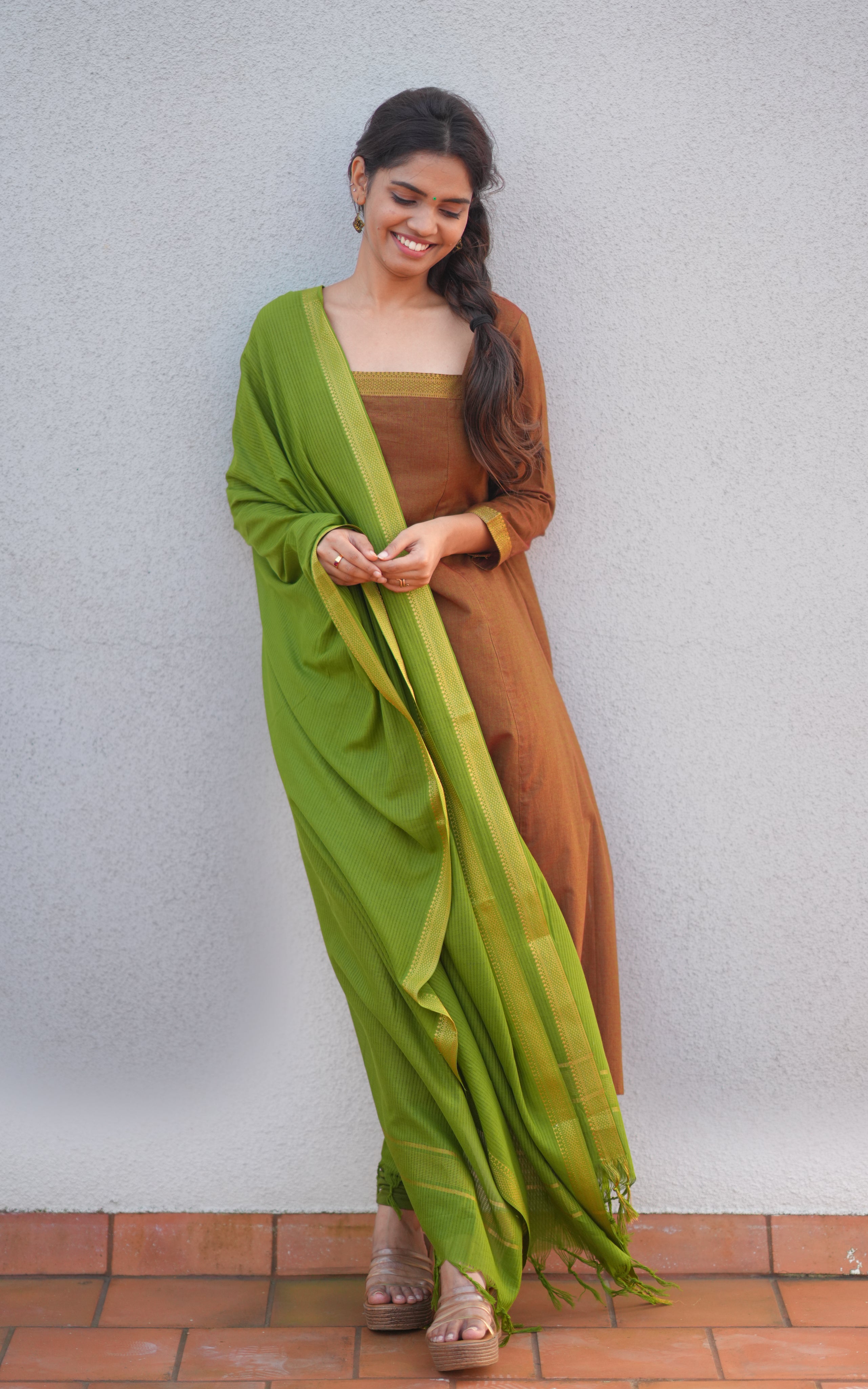 outfit is perfect for both casual and semi-formal occasions.