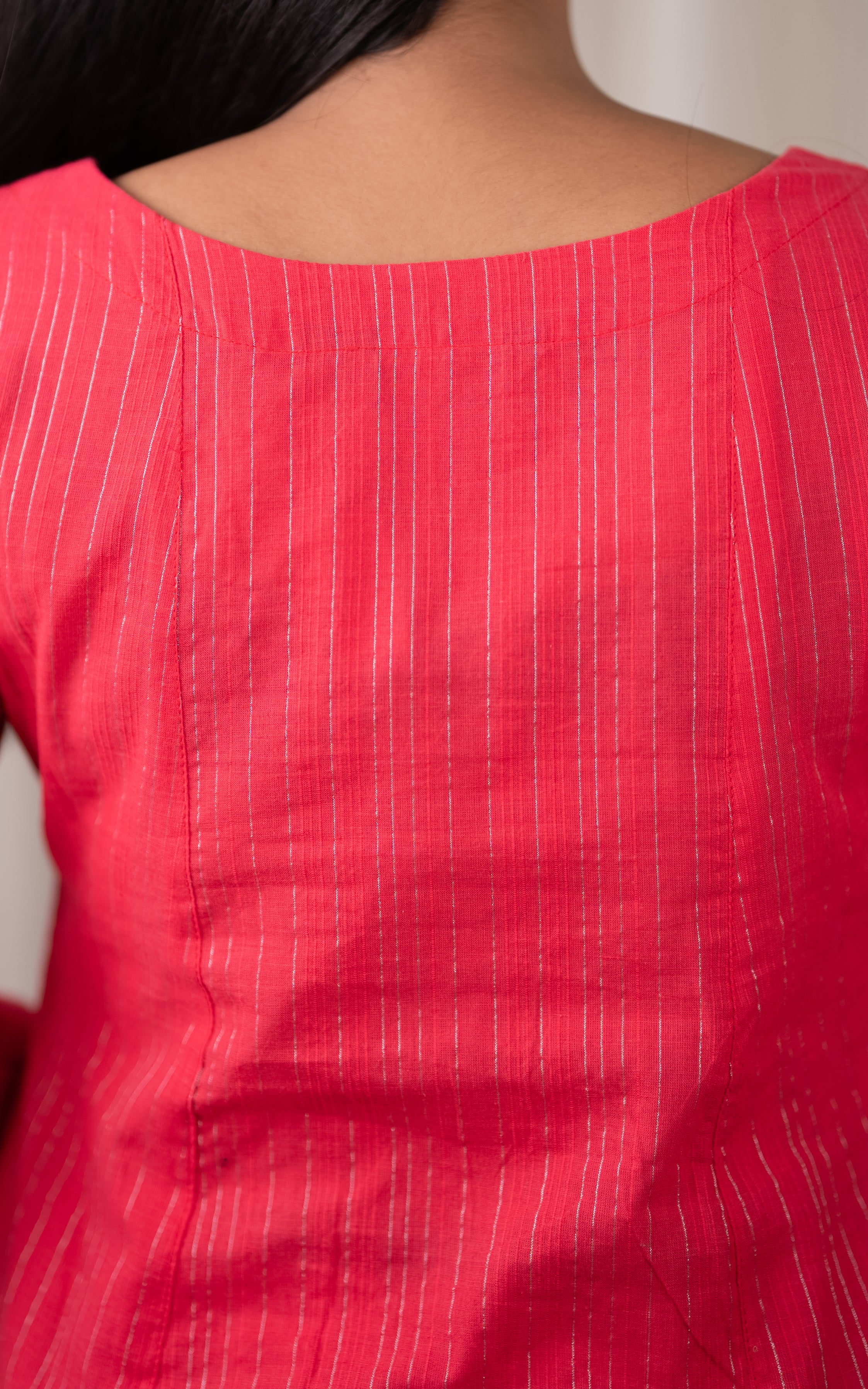 Nithiya Reddish Pink (Kurti+Pant) KURTIS instore