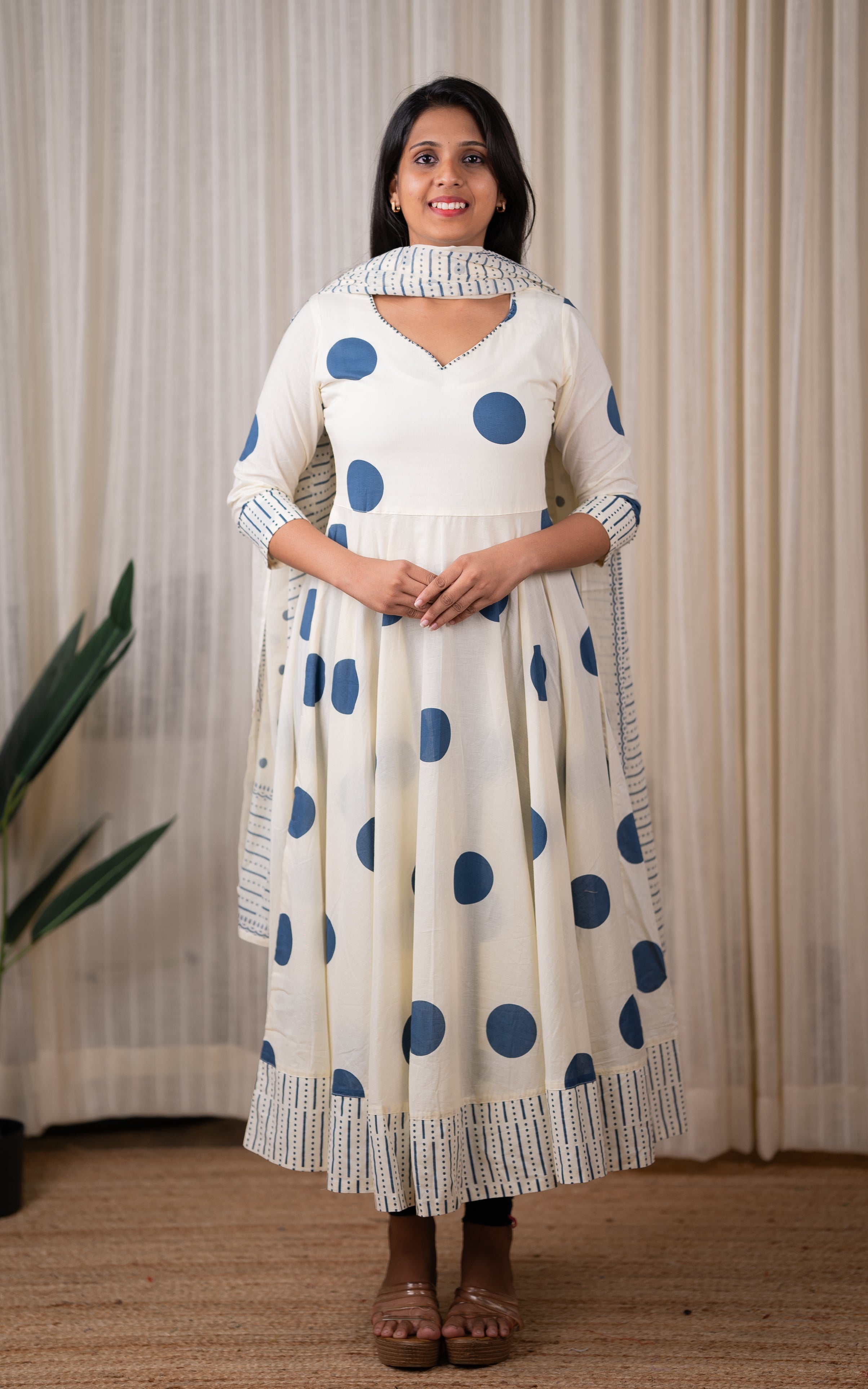 Samriddhi Blue (Kurti+Dupatta) KURTIS instore