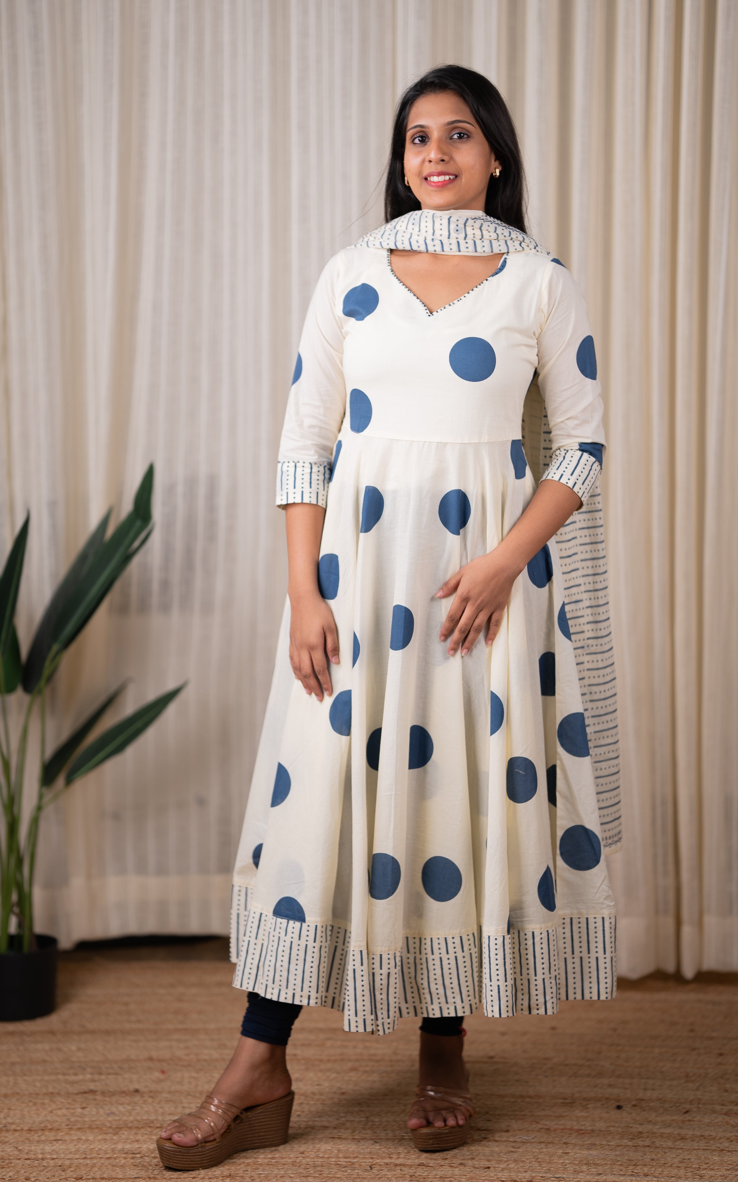 Samriddhi Blue (Kurti+Dupatta) KURTIS instore