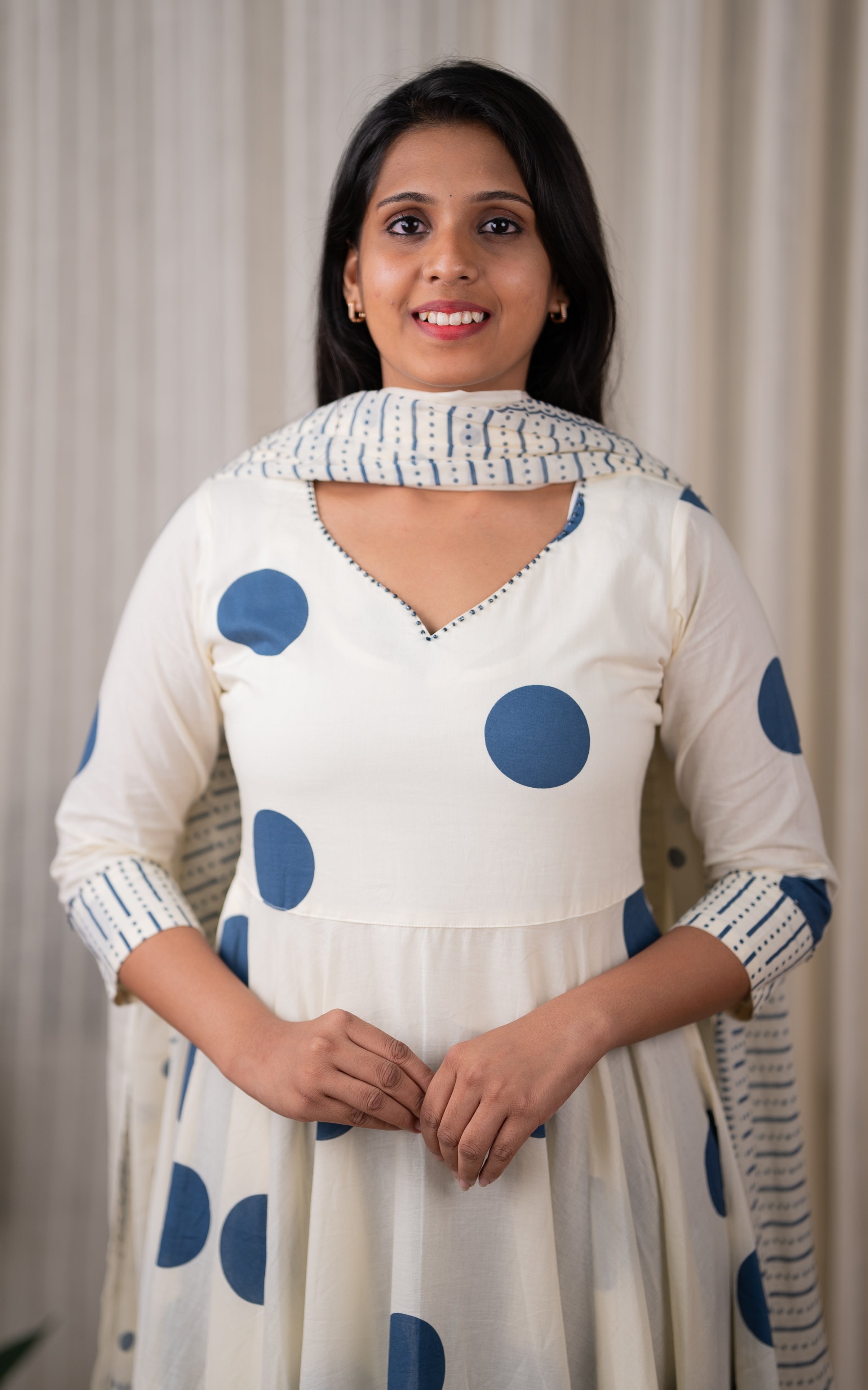 Samriddhi Blue (Kurti+Dupatta) KURTIS instore