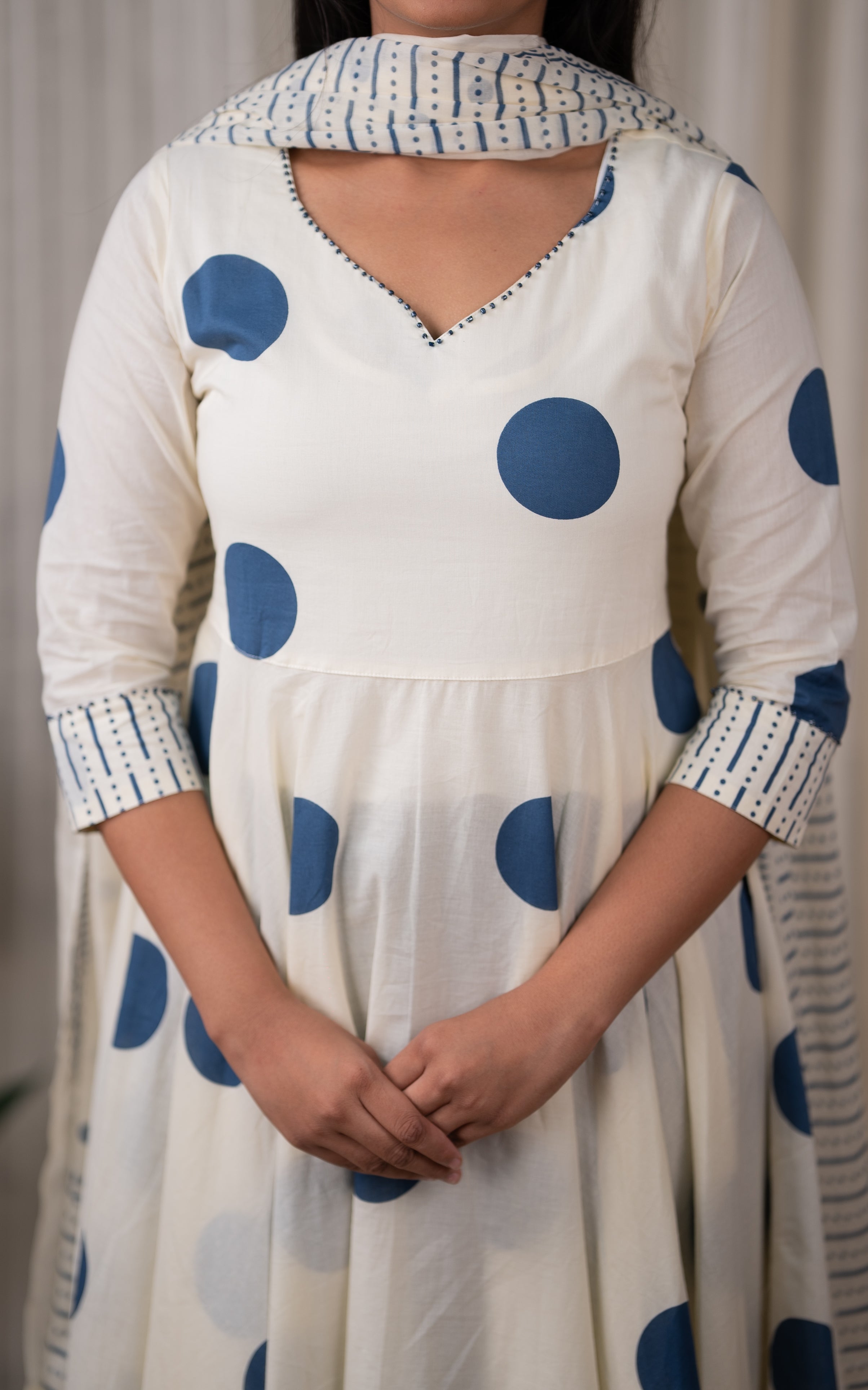 Samriddhi Blue (Kurti+Dupatta) KURTIS instore