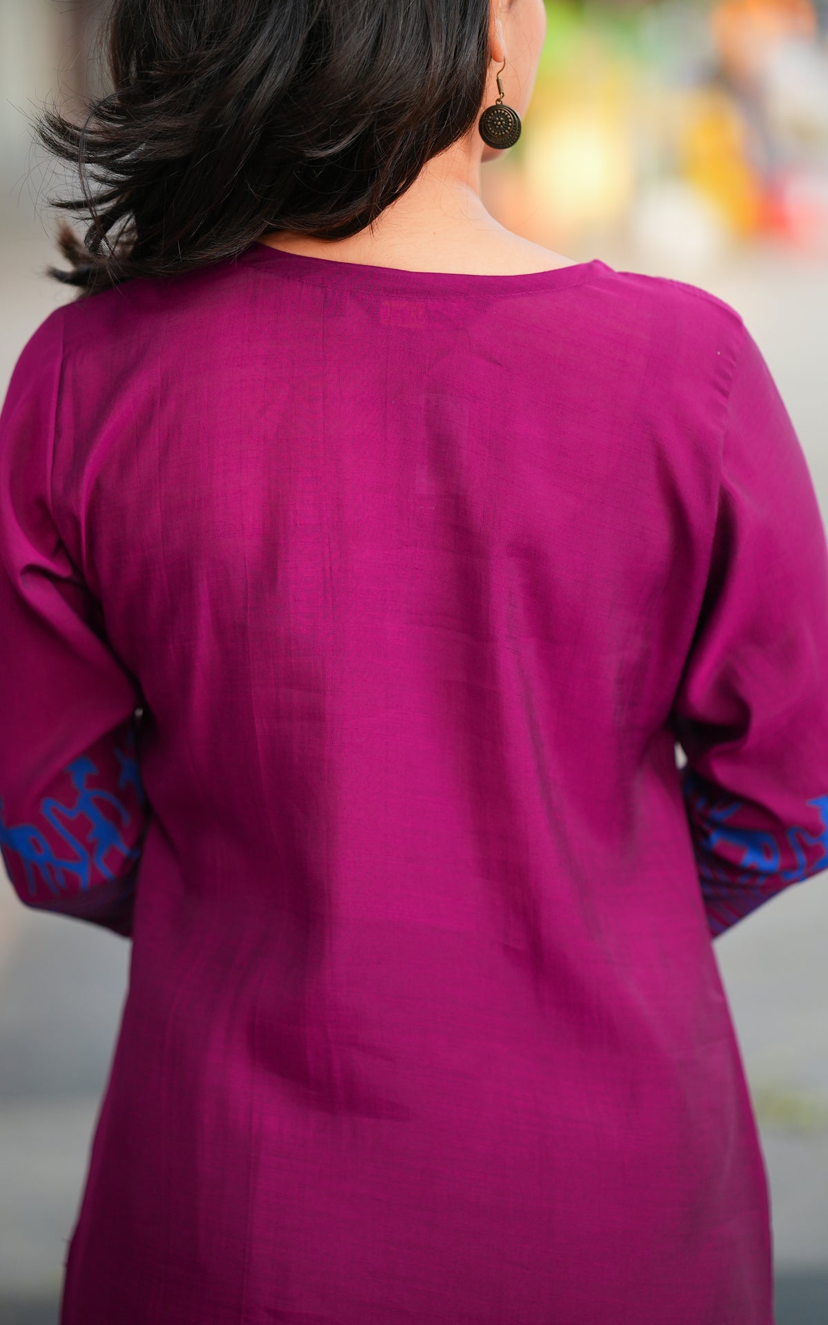 Graamam Handblock (Kurti+Pant+Dupatta)