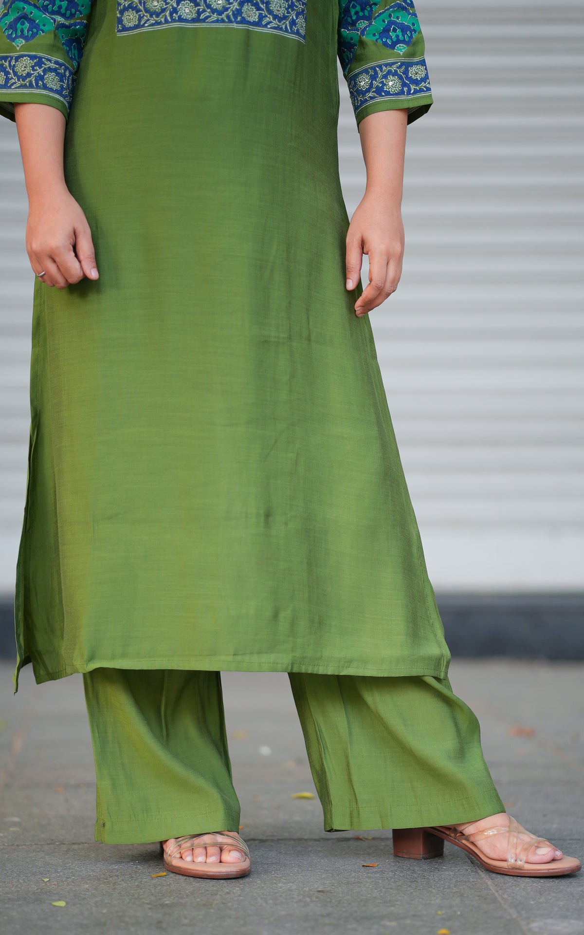 Sonika Handblock (Kurti+Pant+Dupatta)