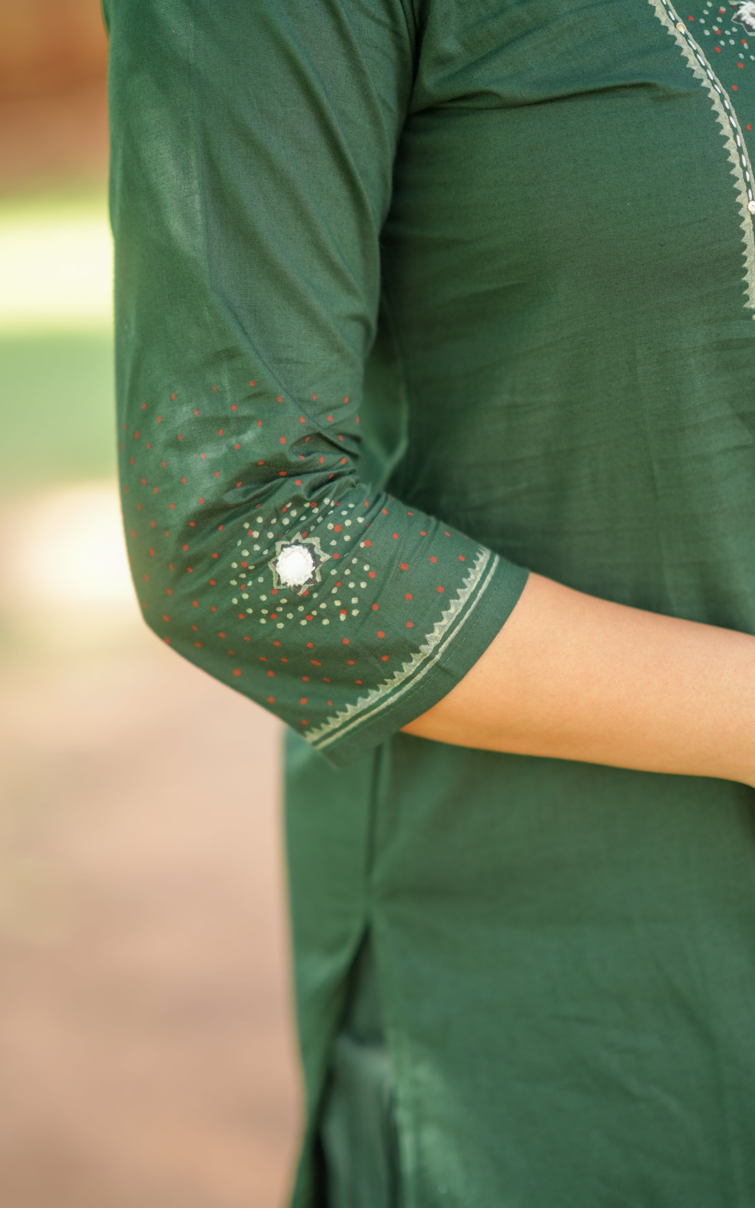 Ragavarthini HandBlock (Kurti+Pant+Dupatta)