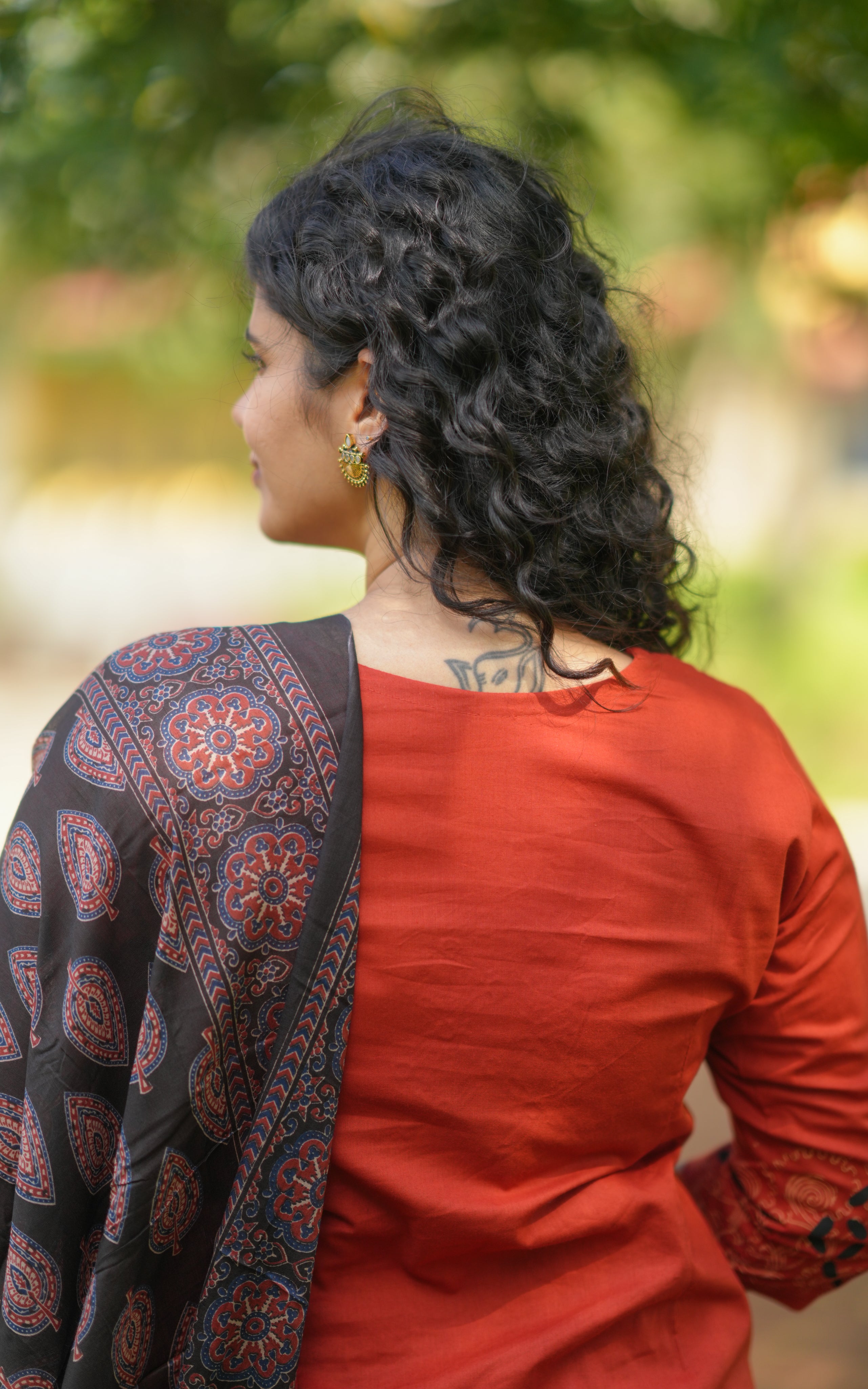Prathima Rust (Kurti+Pant+Dupatta)