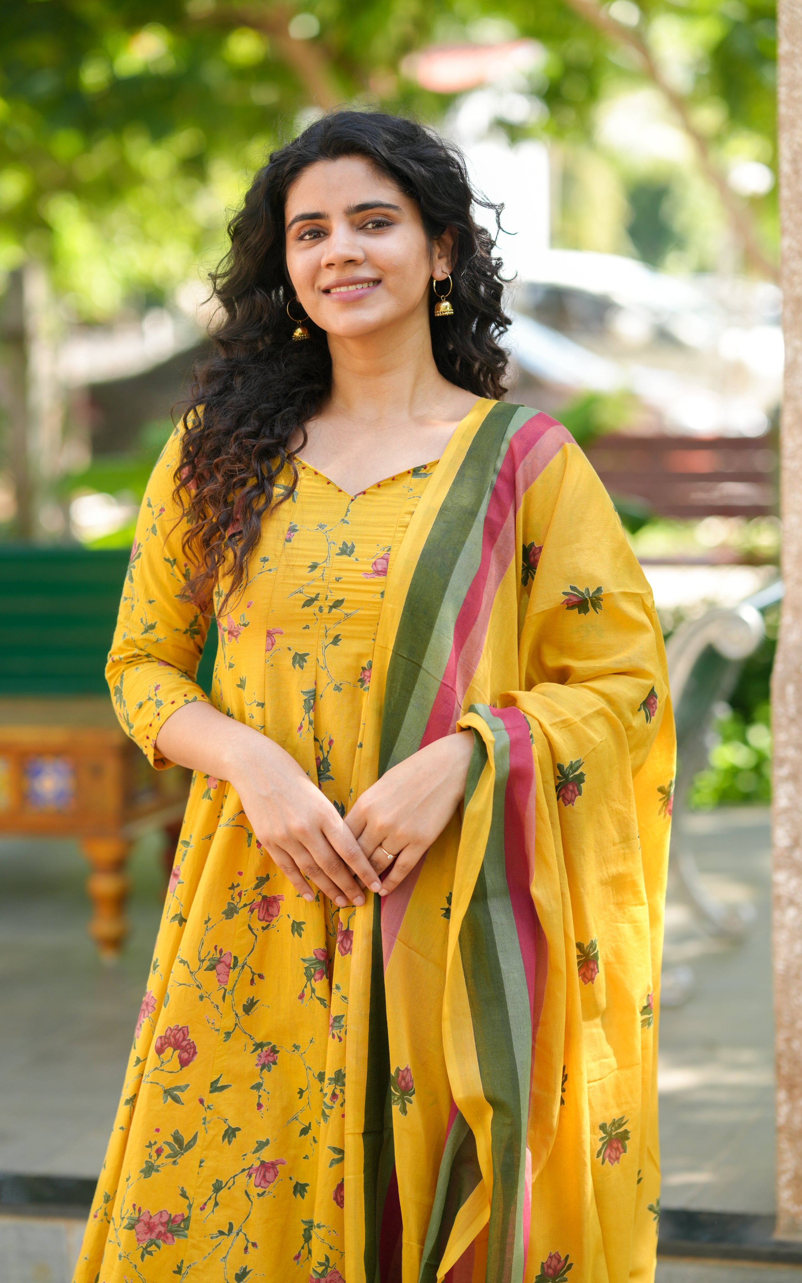 Paavai B (Kurti+Dupatta)
