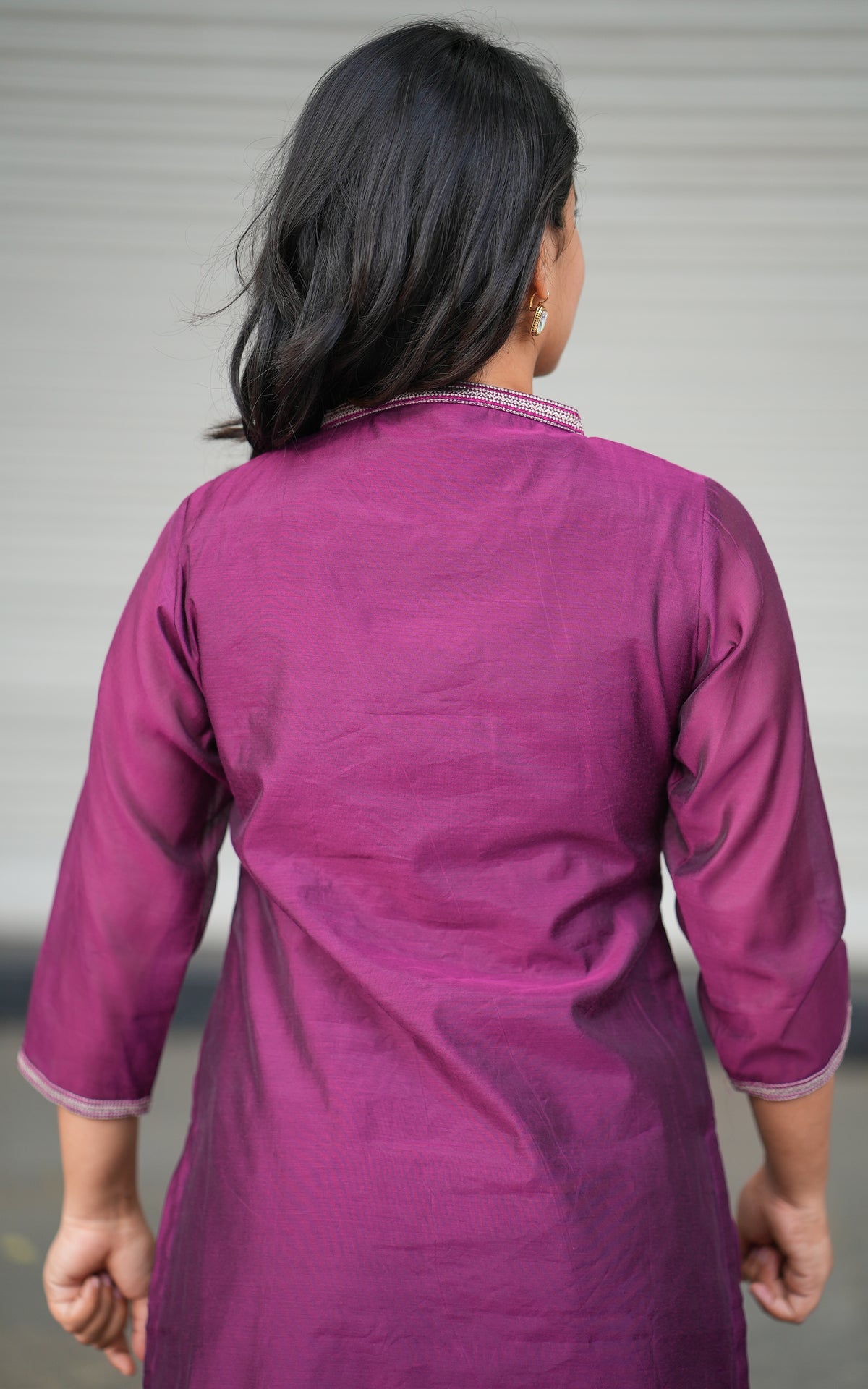 Ashmika Purple (Kurti+Pant+Dupatta)