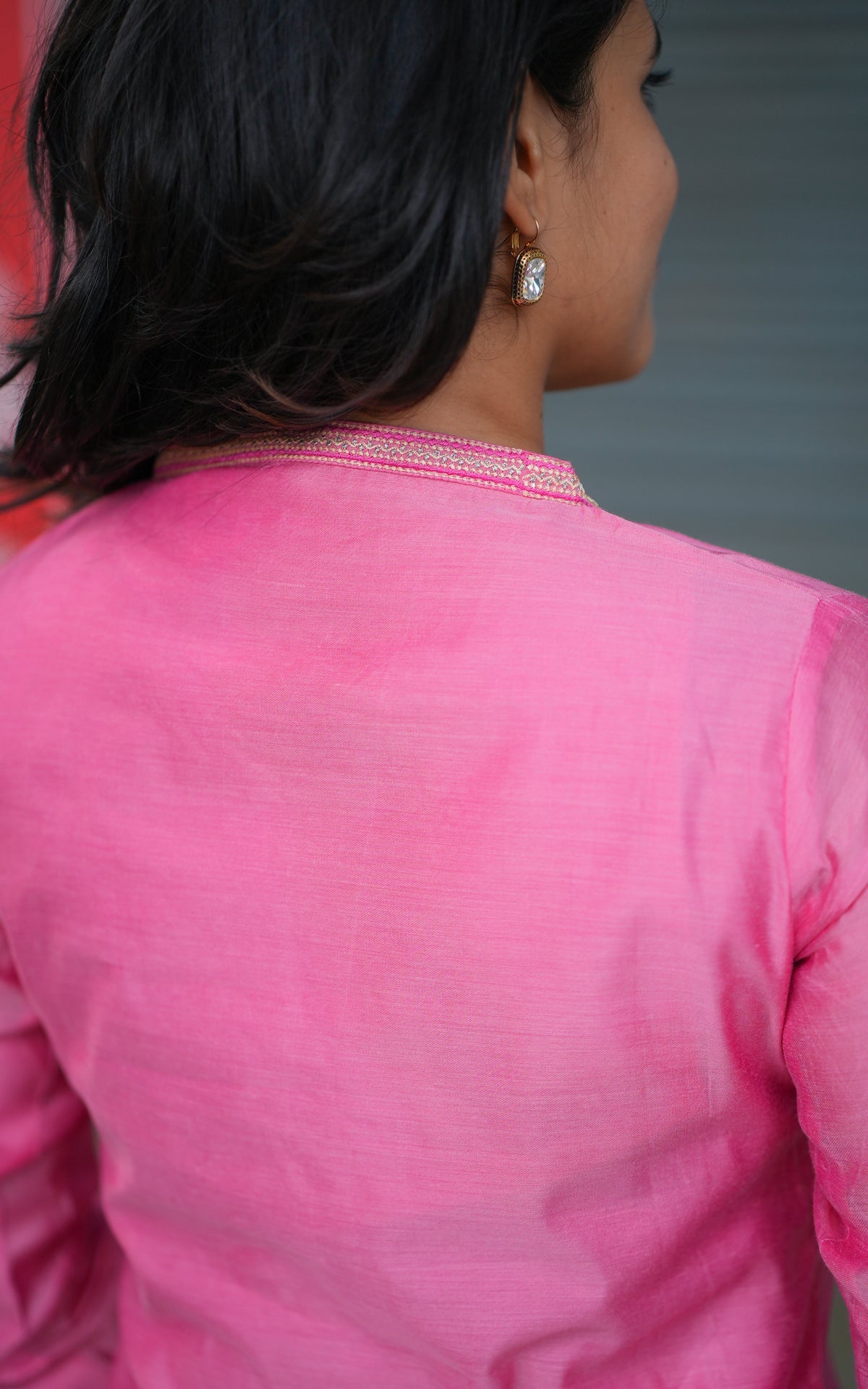 Ashmika Dusty Pink (Kurti+Pant+Dupatta)