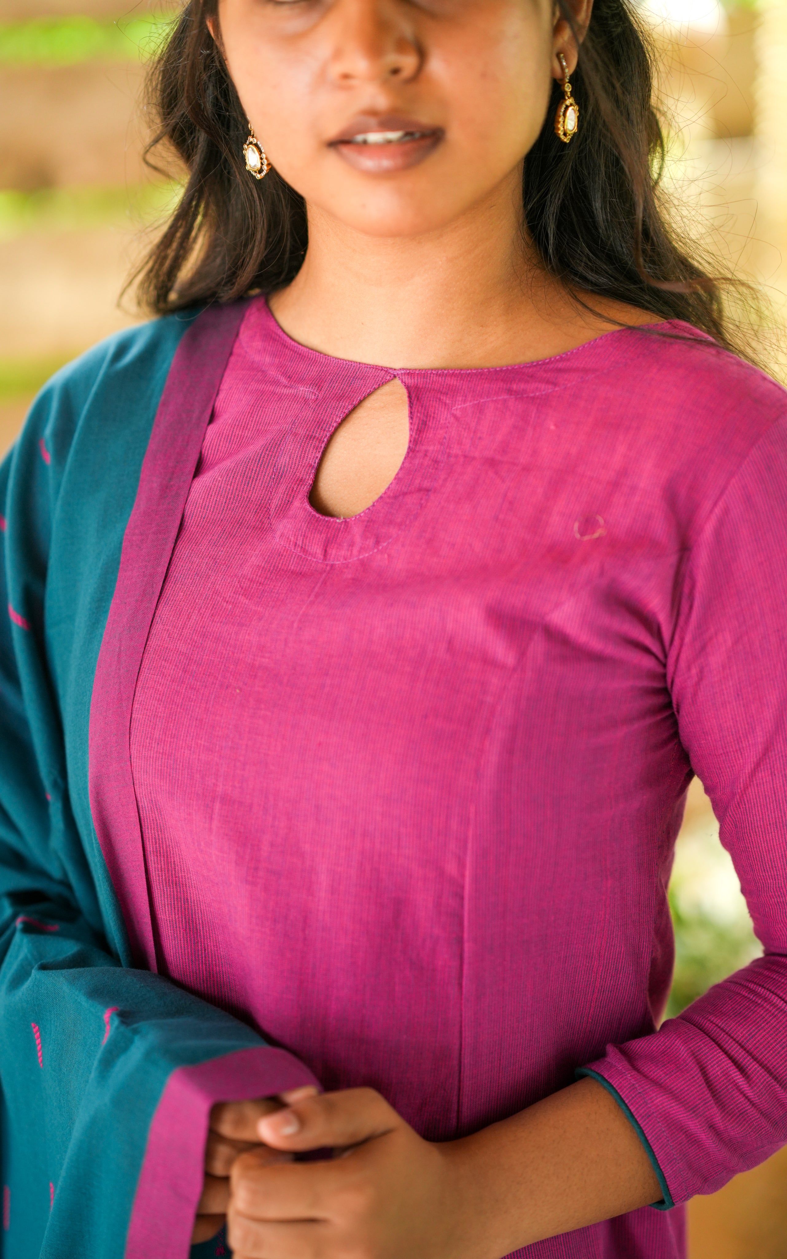 Chandini Pink (Kurti+Dupatta)