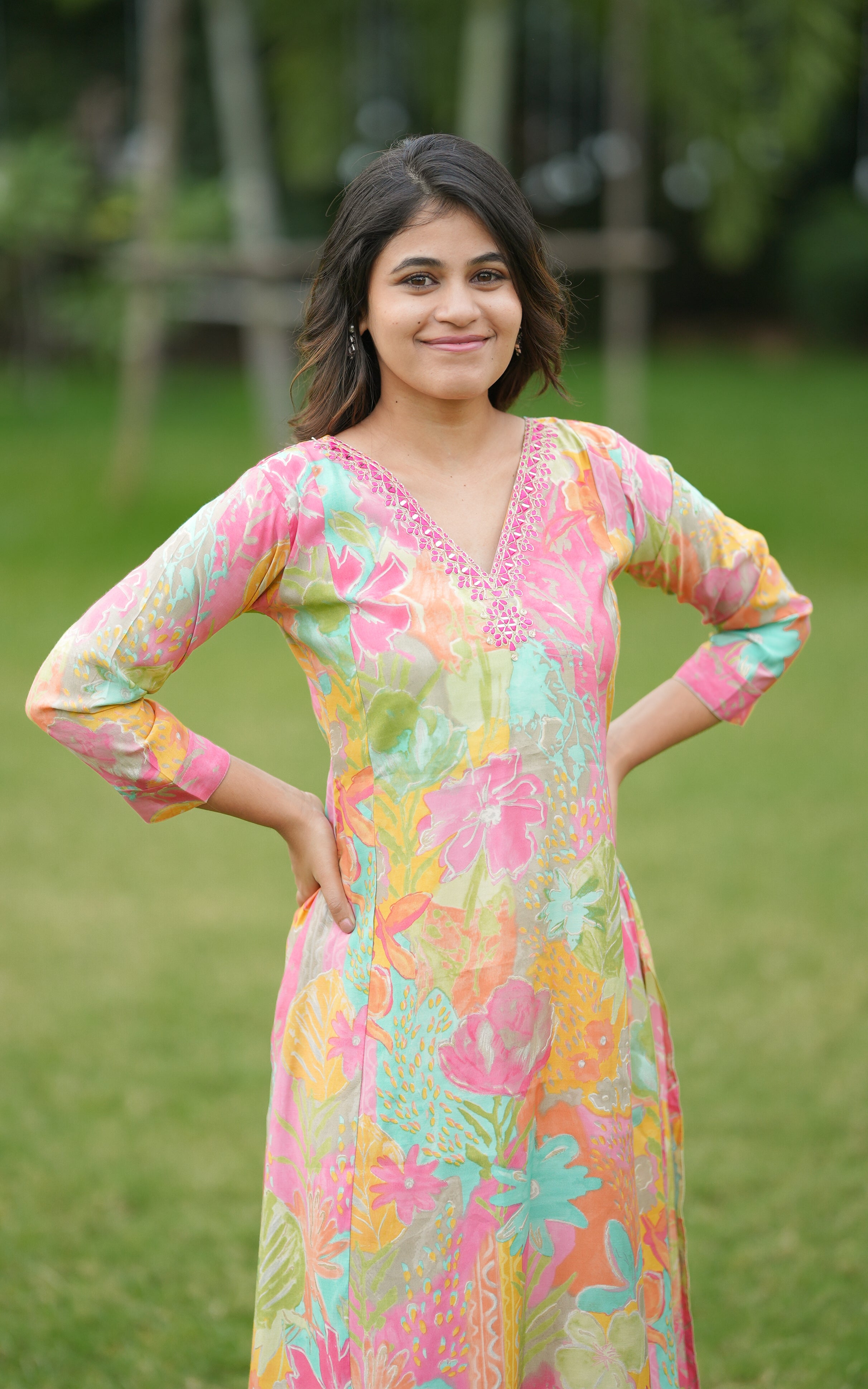 Rosy Multicolor (A) KURTIS instore