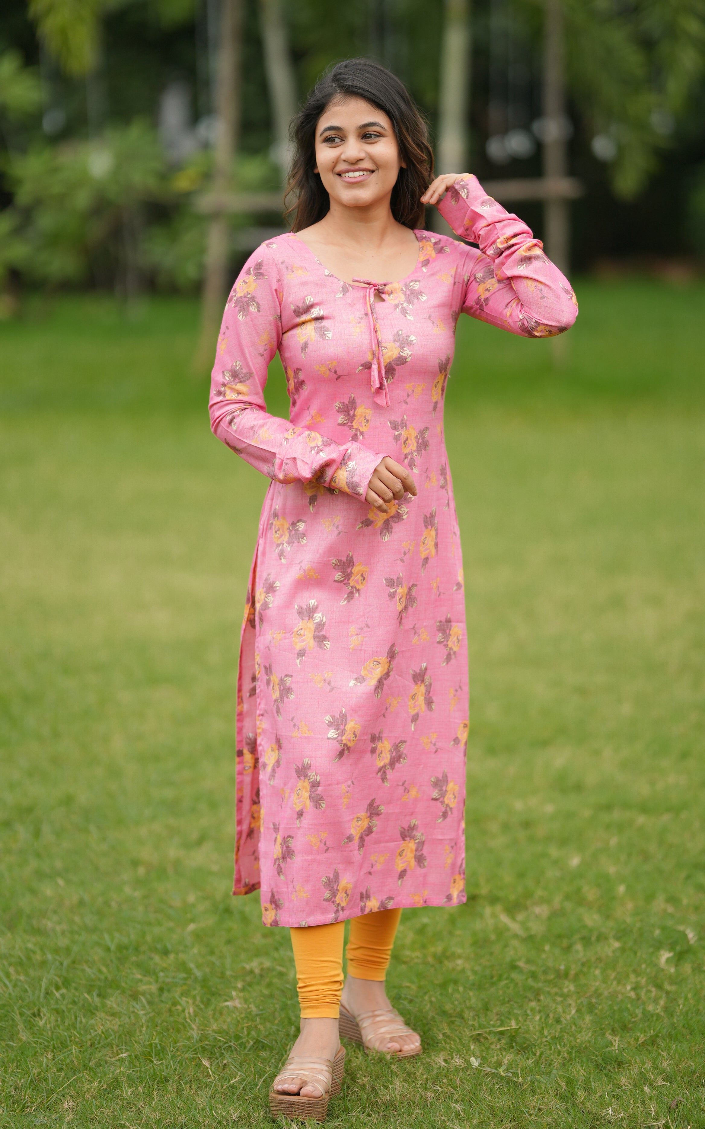 Niharsha Pink KURTIS instore